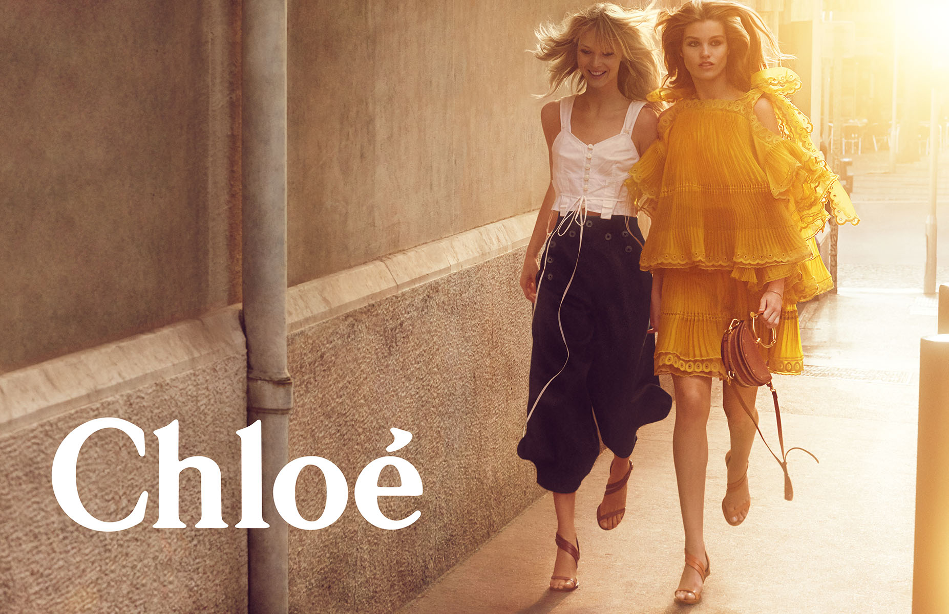 Werbowy daria for mango fall campaign Denim Long skirt outfit pictures