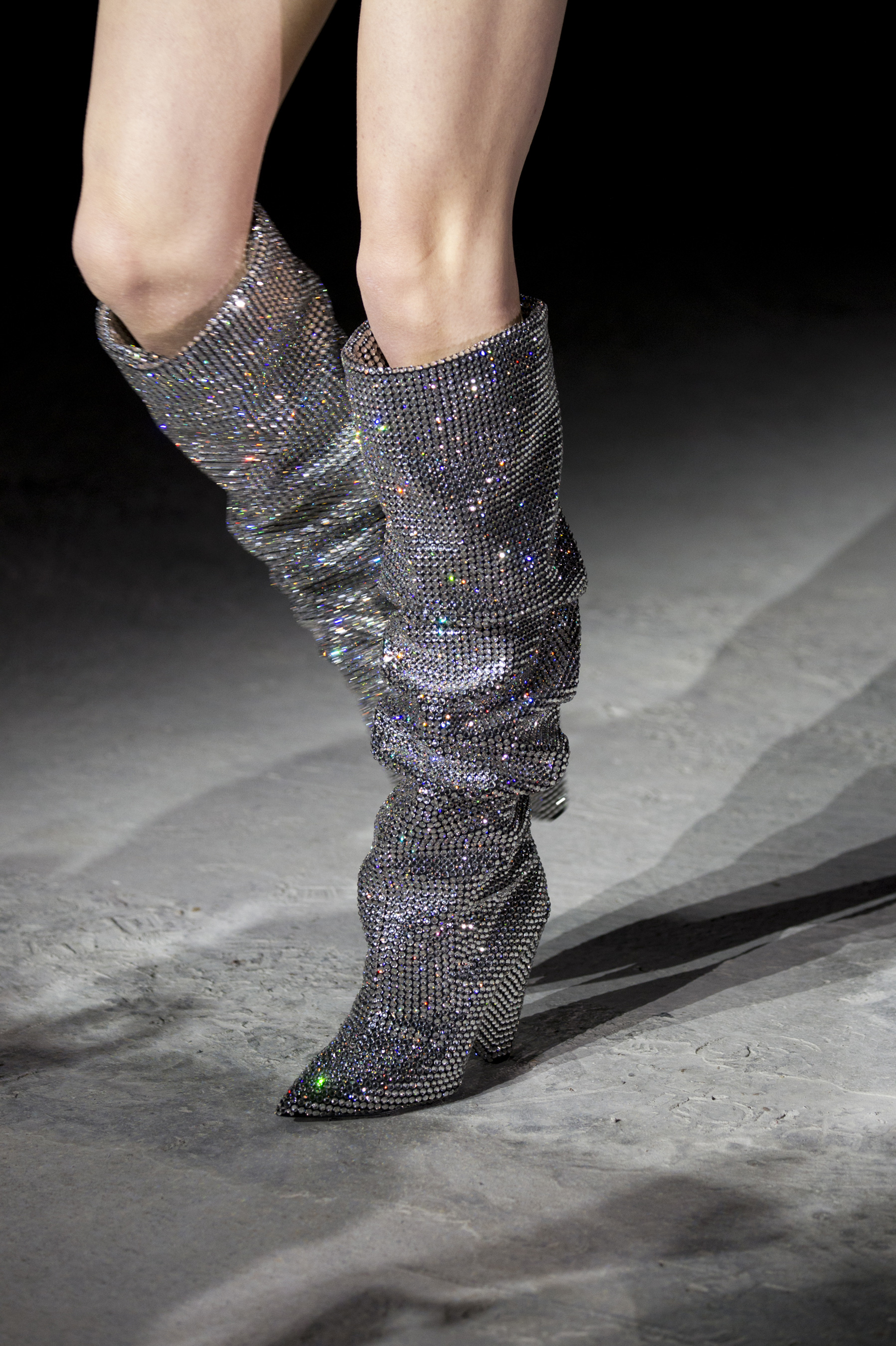 saint laurent high heel boots