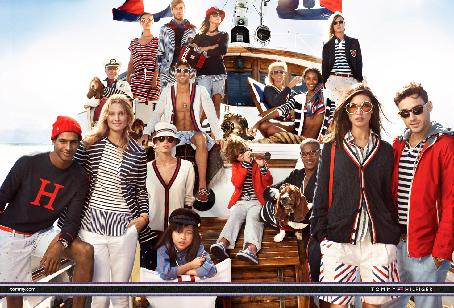 Tommy Hilfiger ad campaign photo