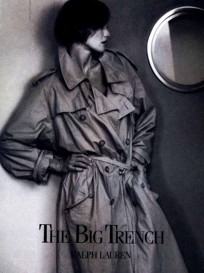 Ralph Lauren The BigTrench Advertisement Spring 1991