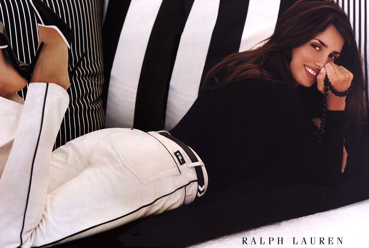 Ralph Lauren Spring 2001 Penelope Cruz Advertisement