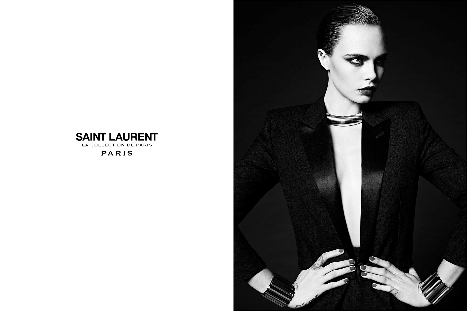 the-impression Saint Laurent Cara Delevingne Ad Campaign 2