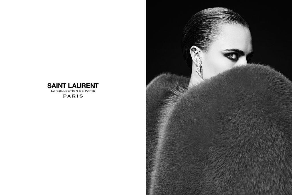 the-impression Saint Laurent Cara Delevingne Ad Campaign 4