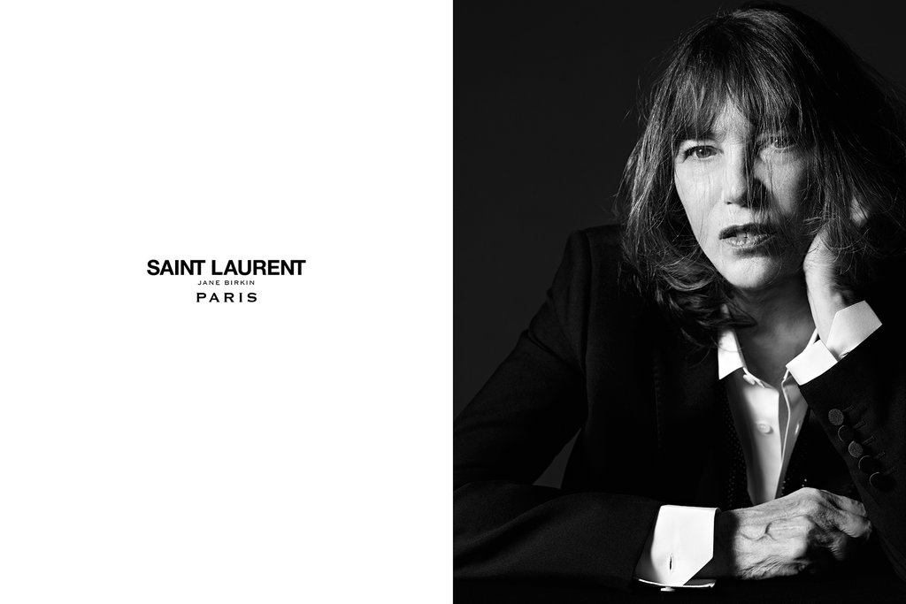 The impression Saint Laurent Hedi Slimane Ad Campaign Jane Birkin 2