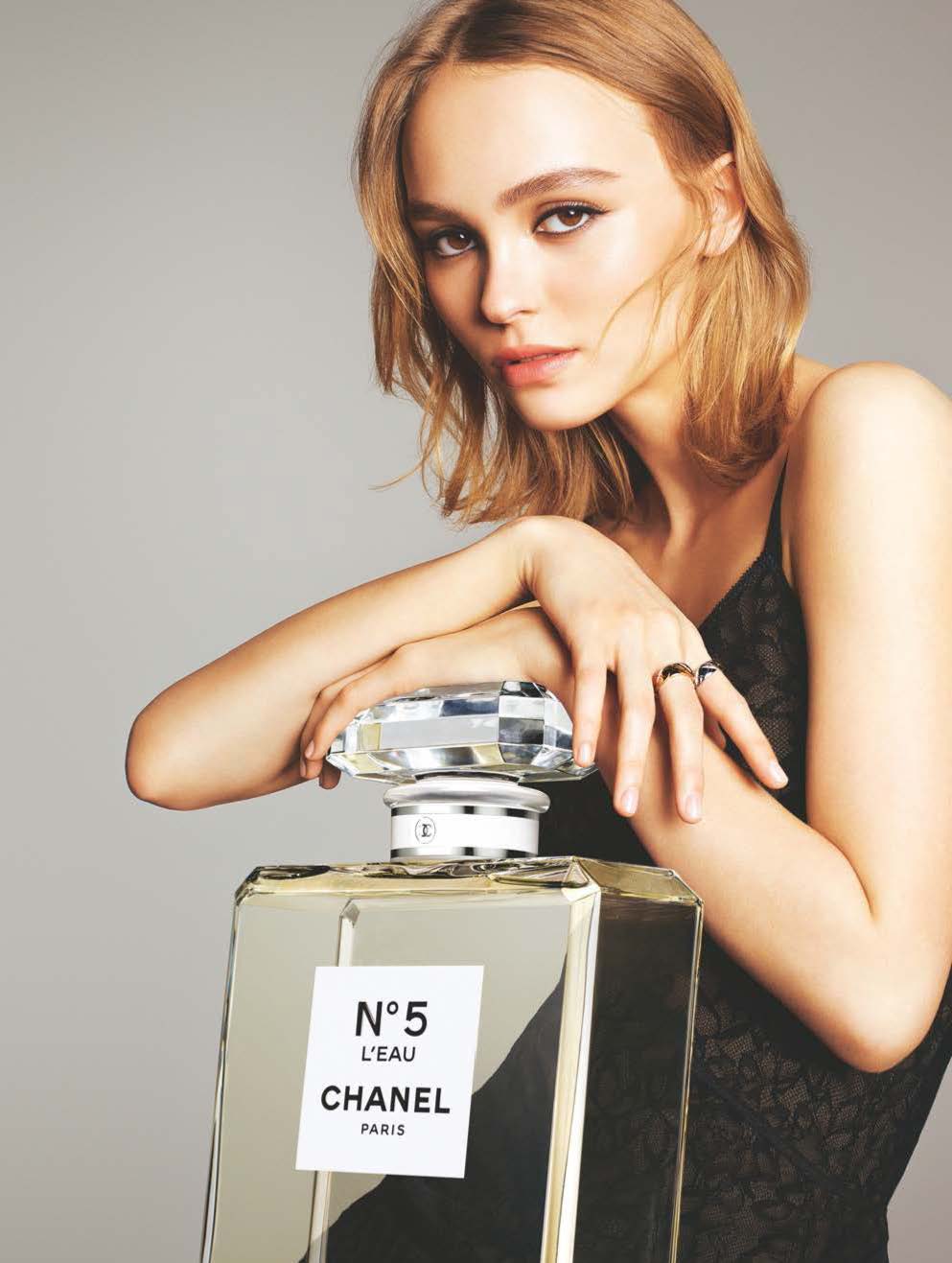 Chanel's No. 5 L'eau Fragrance Campaign with Lily Rose Depp