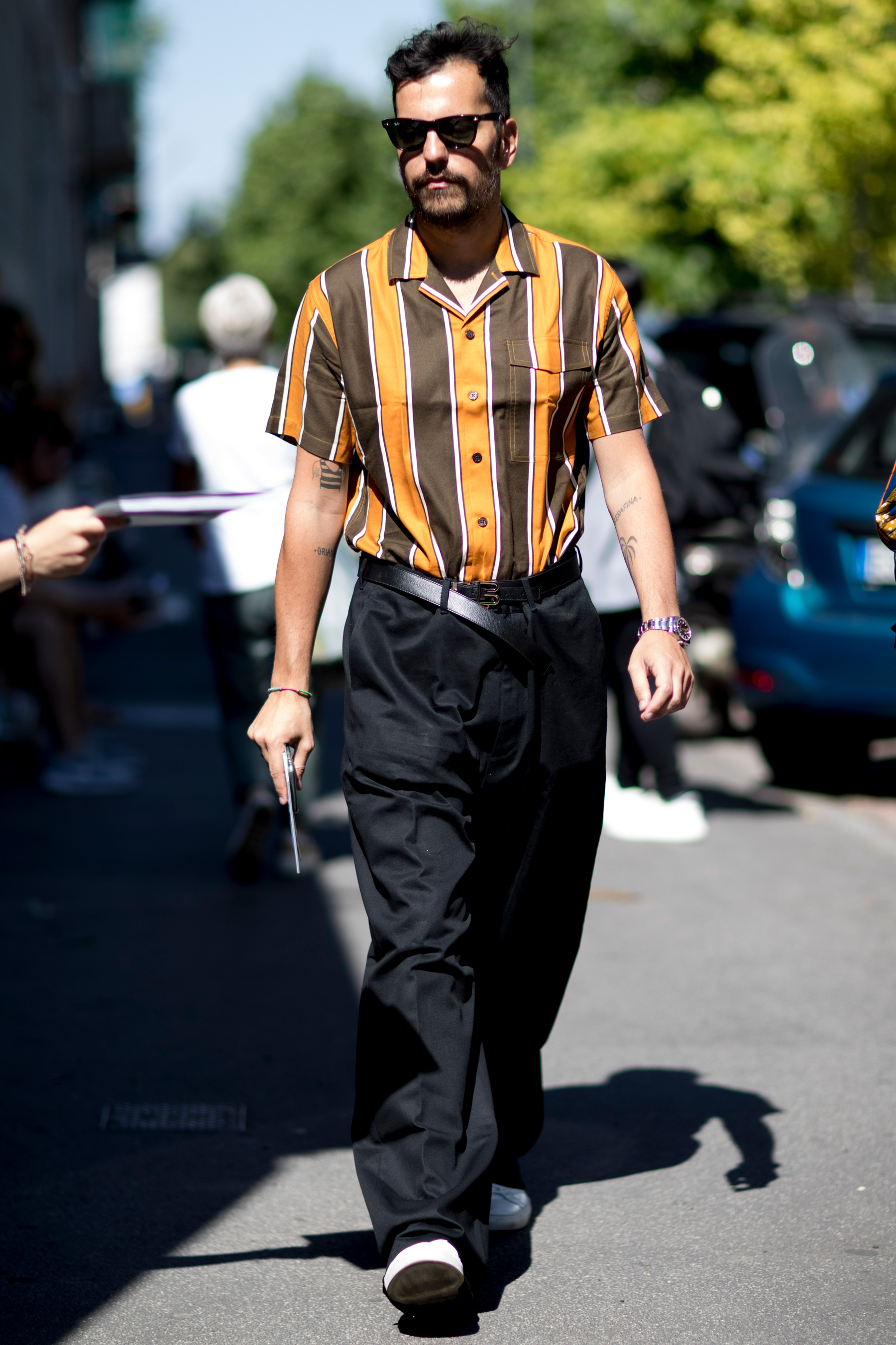Milan Fashion Week Men's Street Style Spring 2018 Day 2 - The Impression