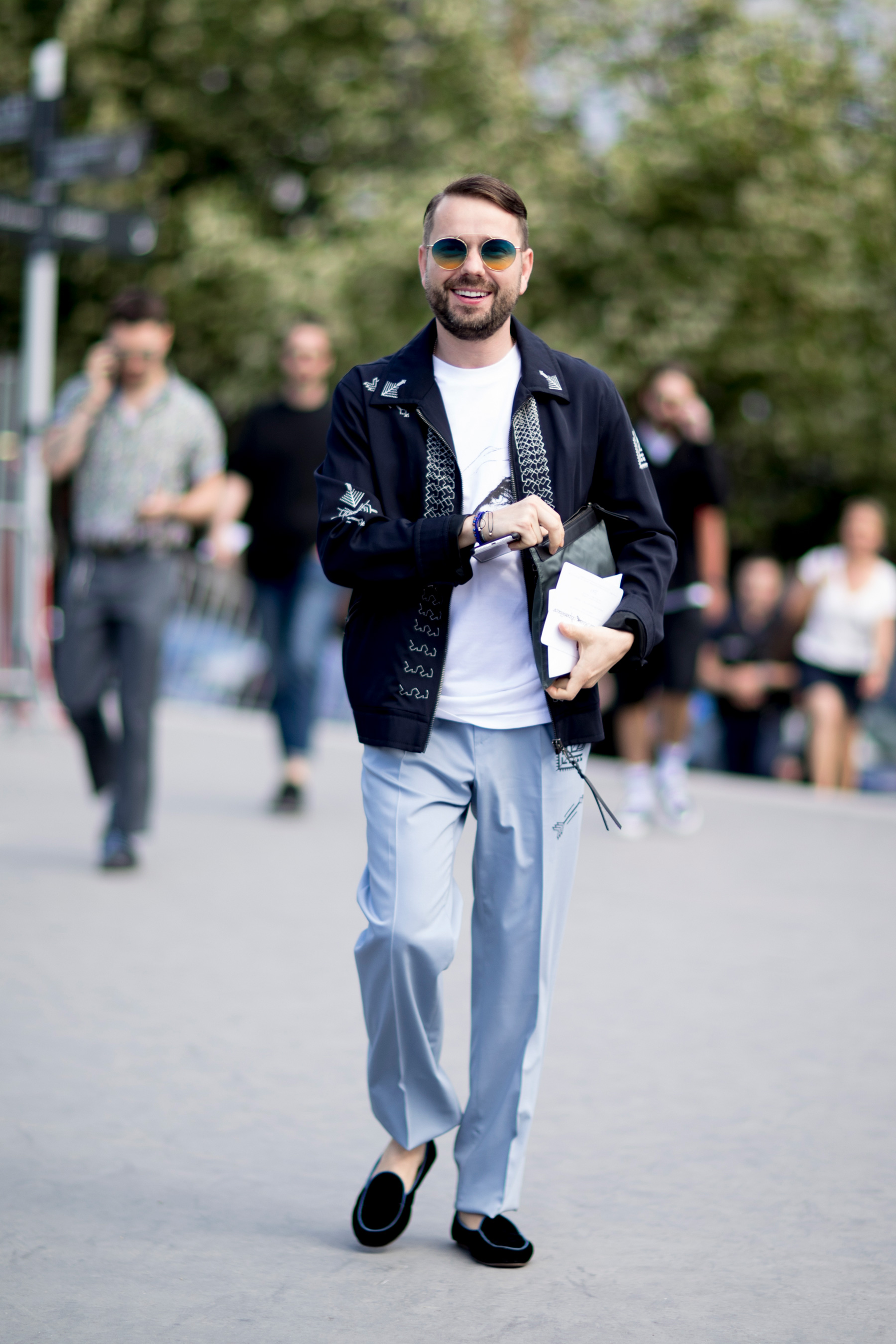 Paris Fashion Week Men's Street Style Spring 2018 Day 5 - The Impression