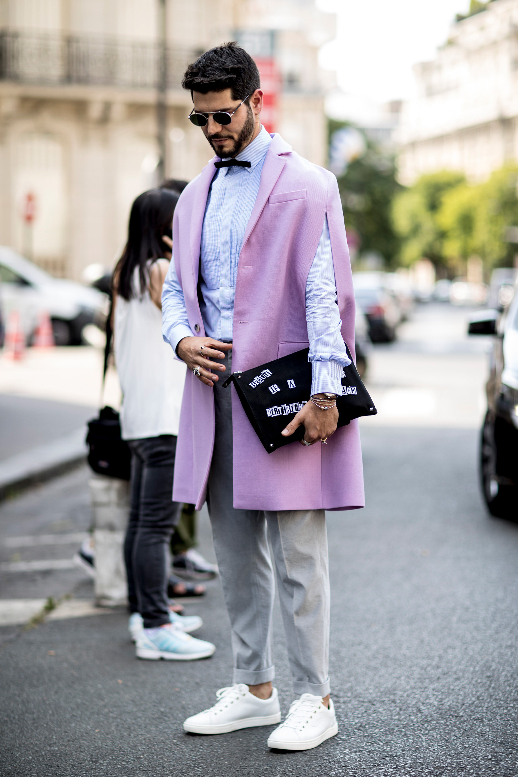 Paris Fashion Week Men's Street Style Spring 2018 Day 1 - The Impression