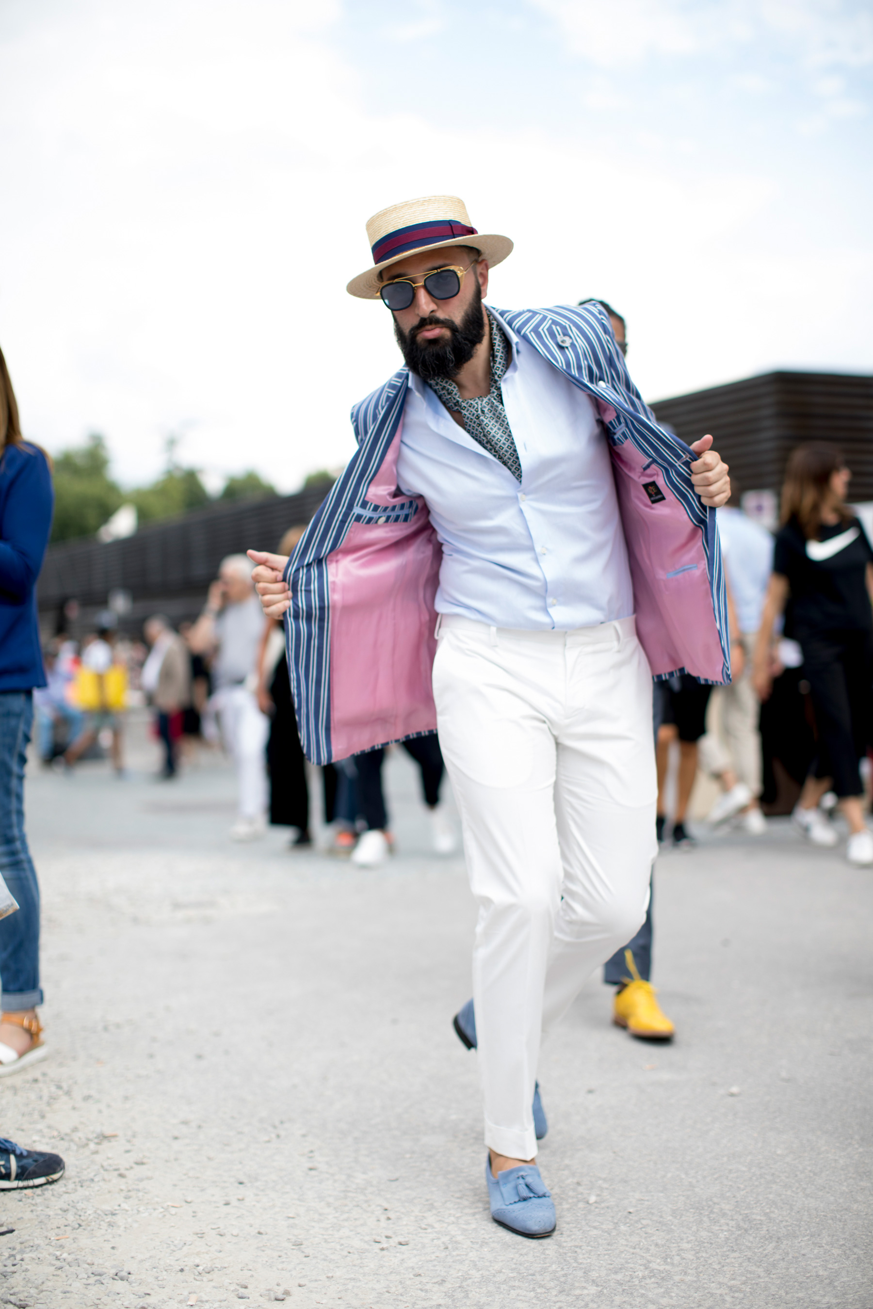 Firenze Pitti Uomo Fashion Week Men's Street Style Spring 2018 Day 3