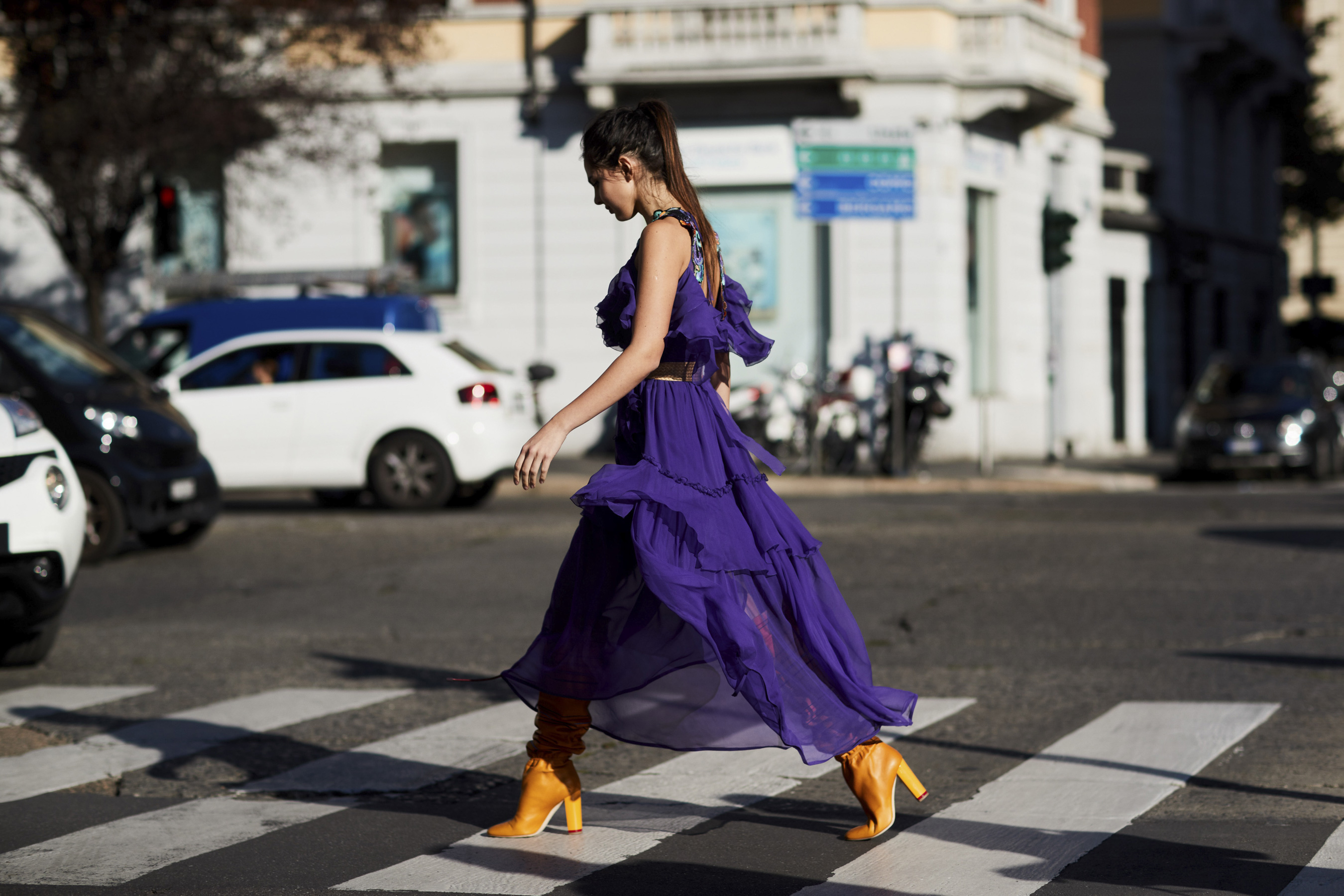 Milan Fashion Week Street Style Spring 2018 Day 1 Cont.