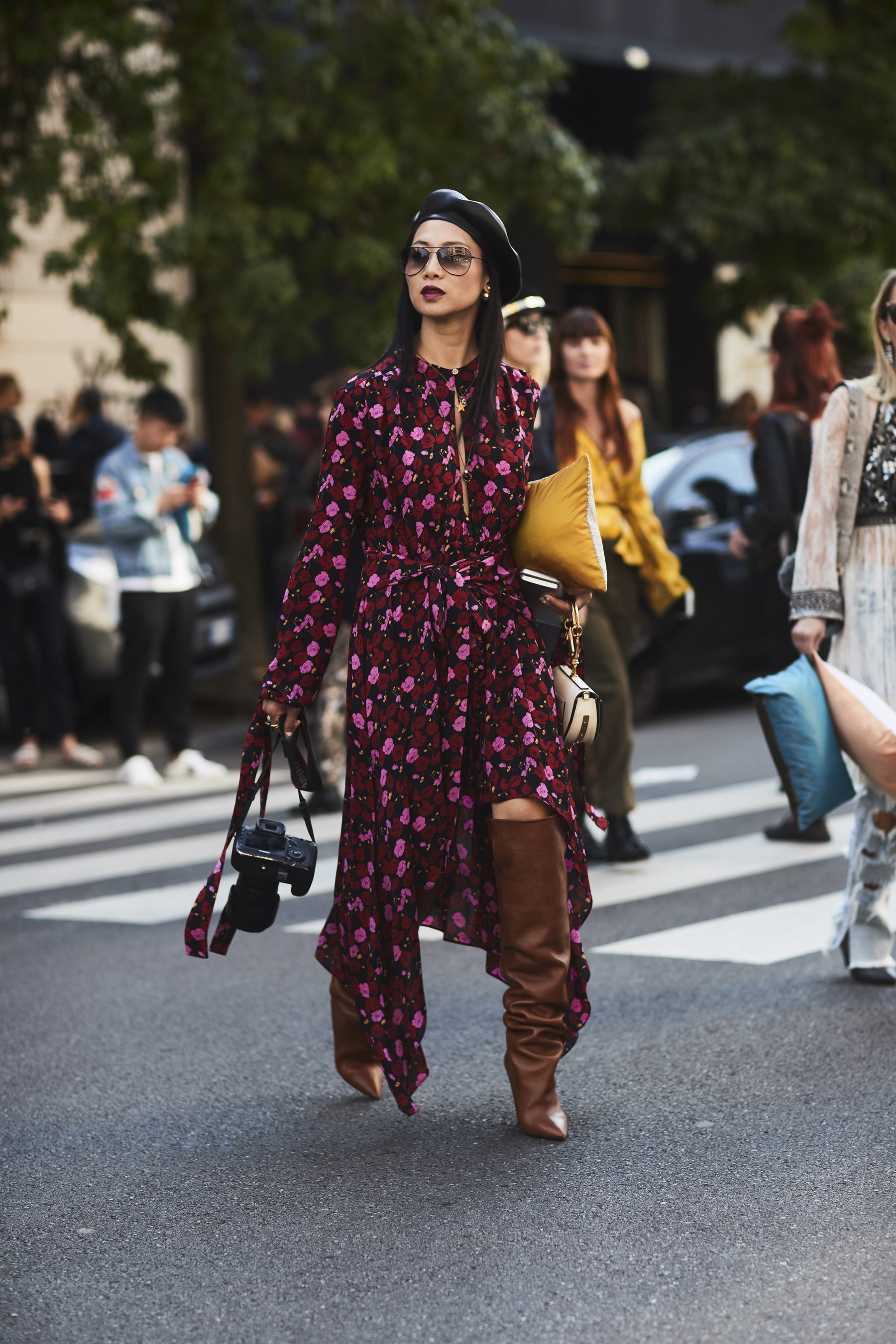 Milan Fashion Week Street Style Spring 2018 Day 3 Cont.