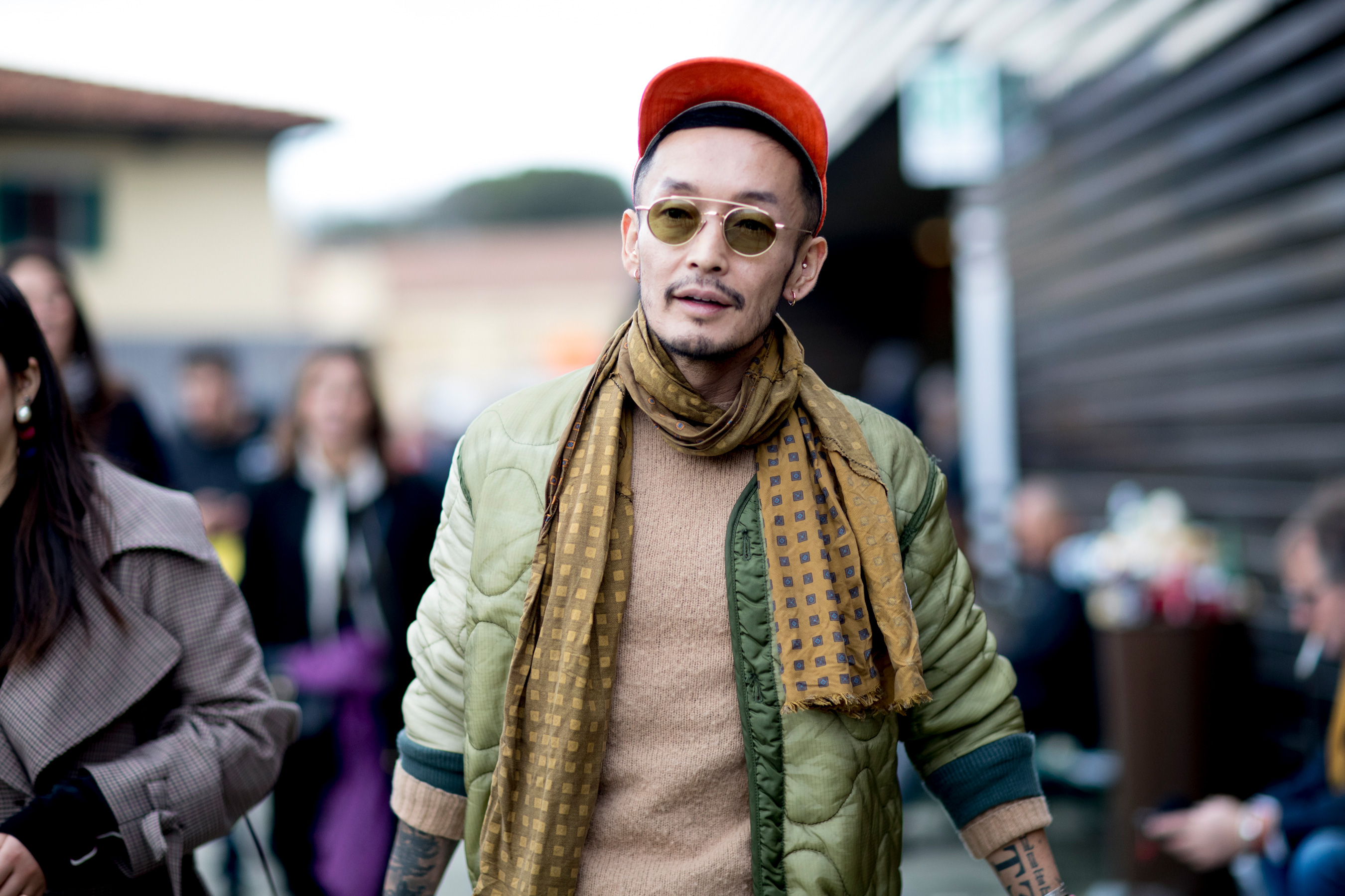 Firenze Pitti Uomo Fashion Week Men's Street Style Fall 2018 Day 1