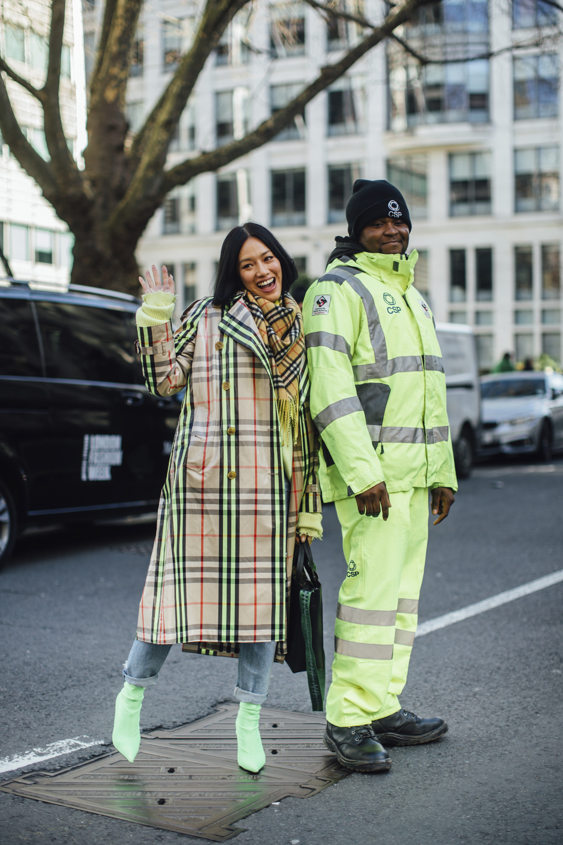 London Fashion Week Street Style Fall 2018 Day 2 The Impression 