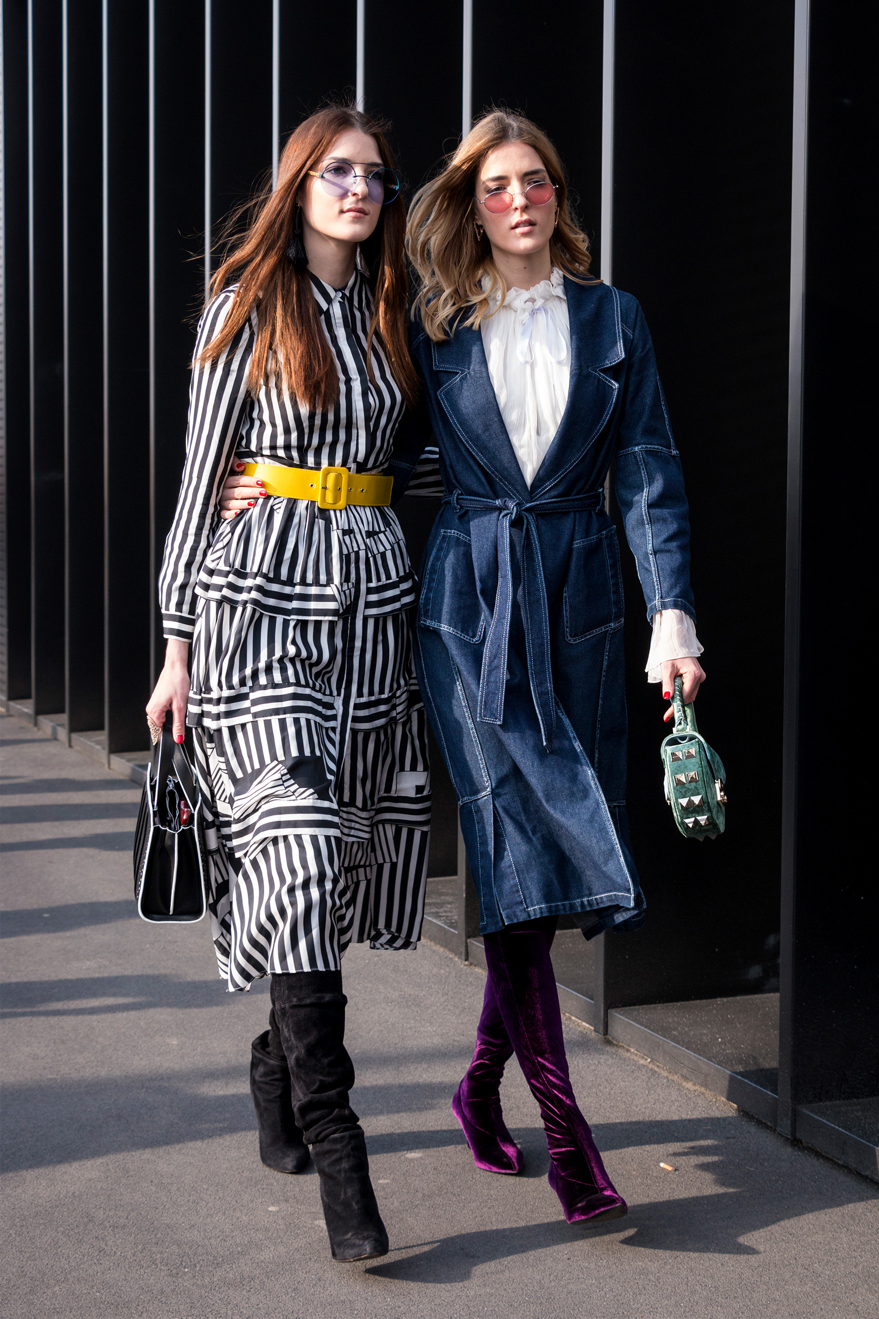 Milan Fashion Week Street Style Fall 2018 by Poli Alexeeva