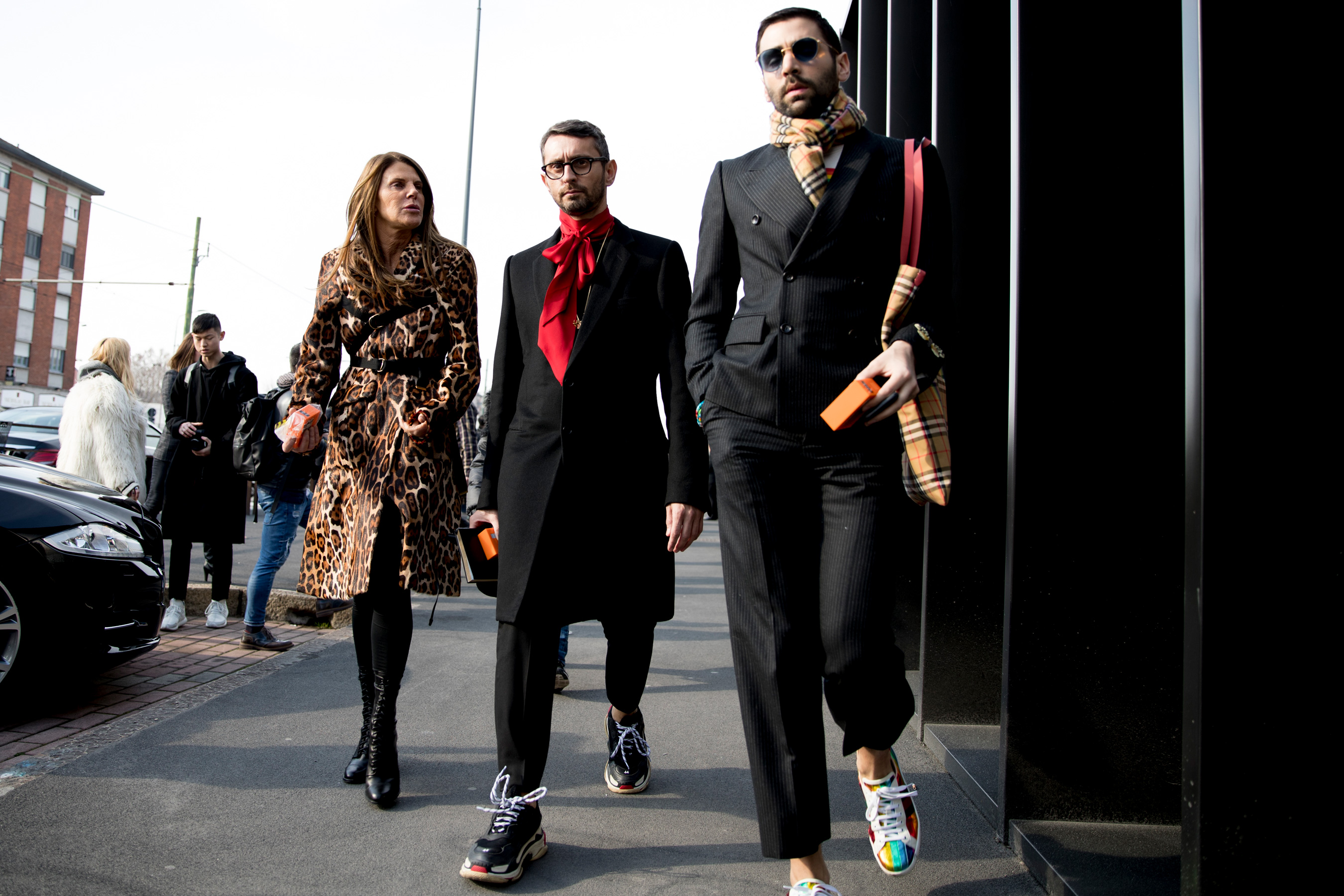 Milan Fashion Week Street Style Fall 2018 Day 1 - The Impression