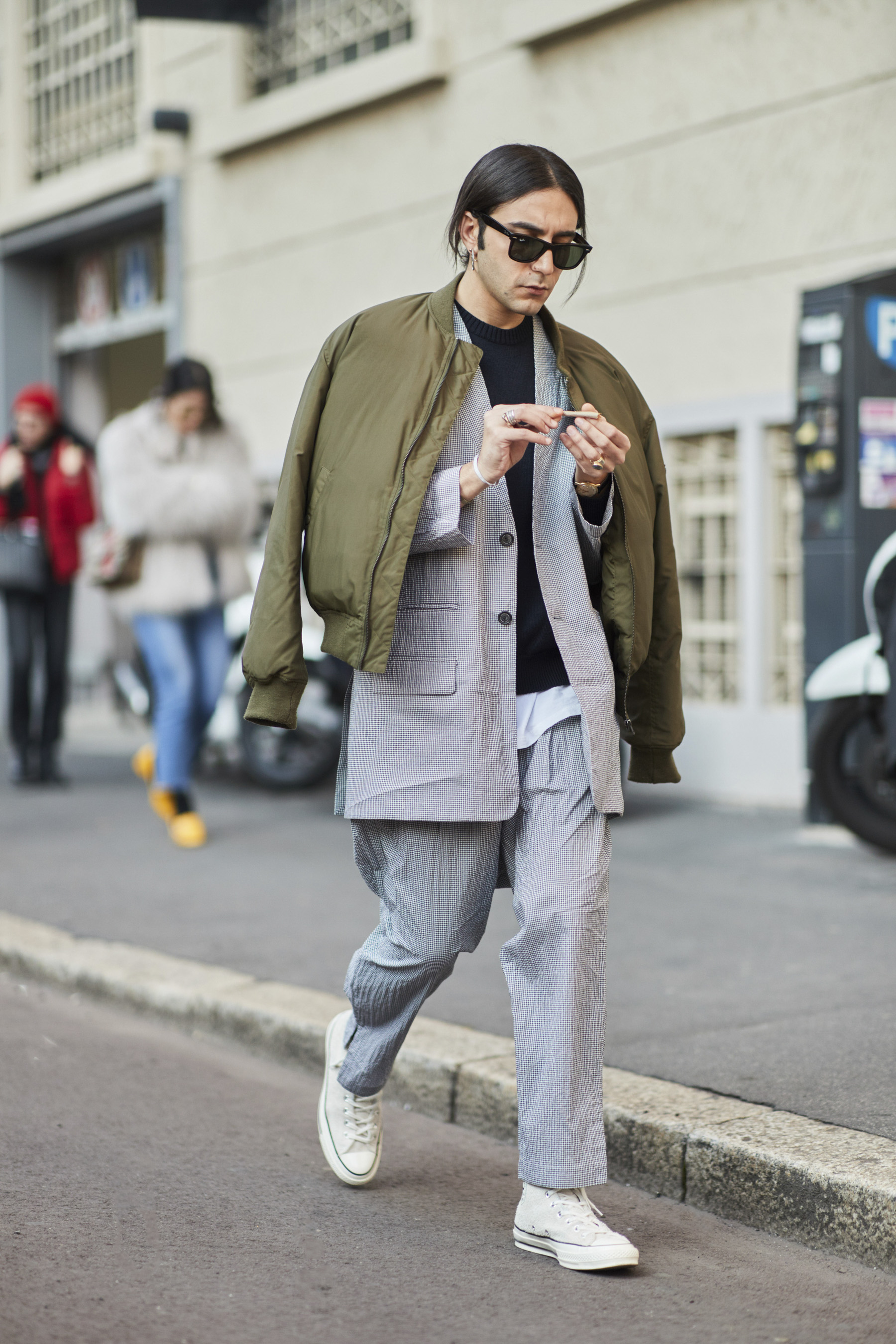 Milan Fashion Week Street Style Fall 2018 Day 1 Cont. - The Impression