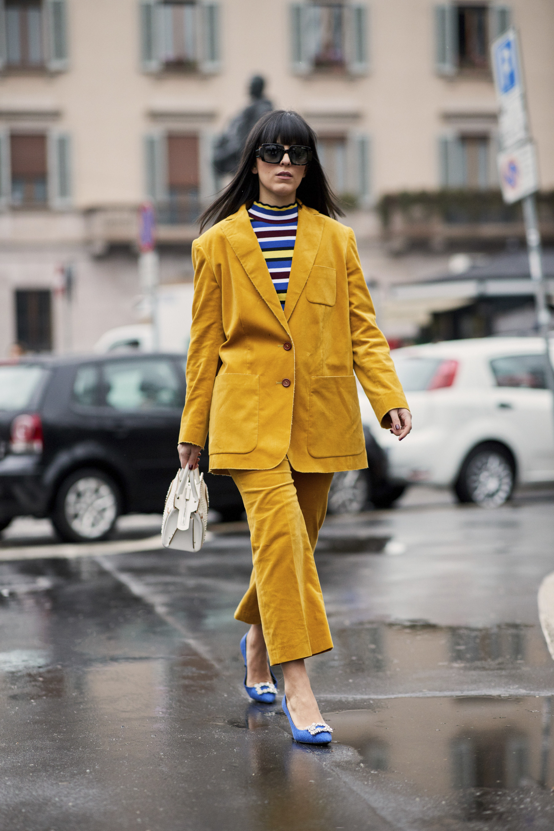 Milan Fashion Week Street Style Fall 2018 Day 3 Cont.