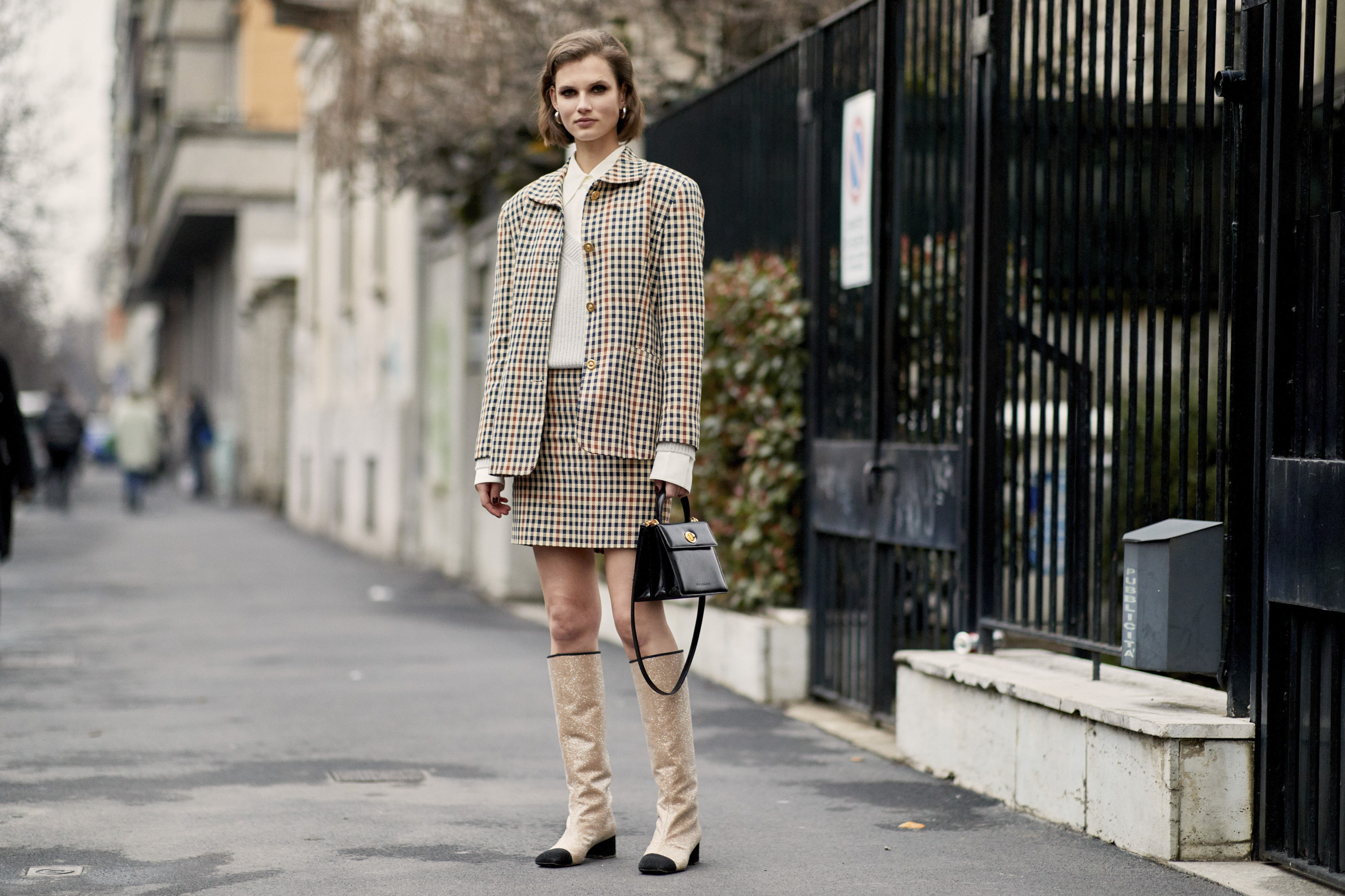 Milan Fashion Week Street Style Fall 2018 Day 3 Cont.