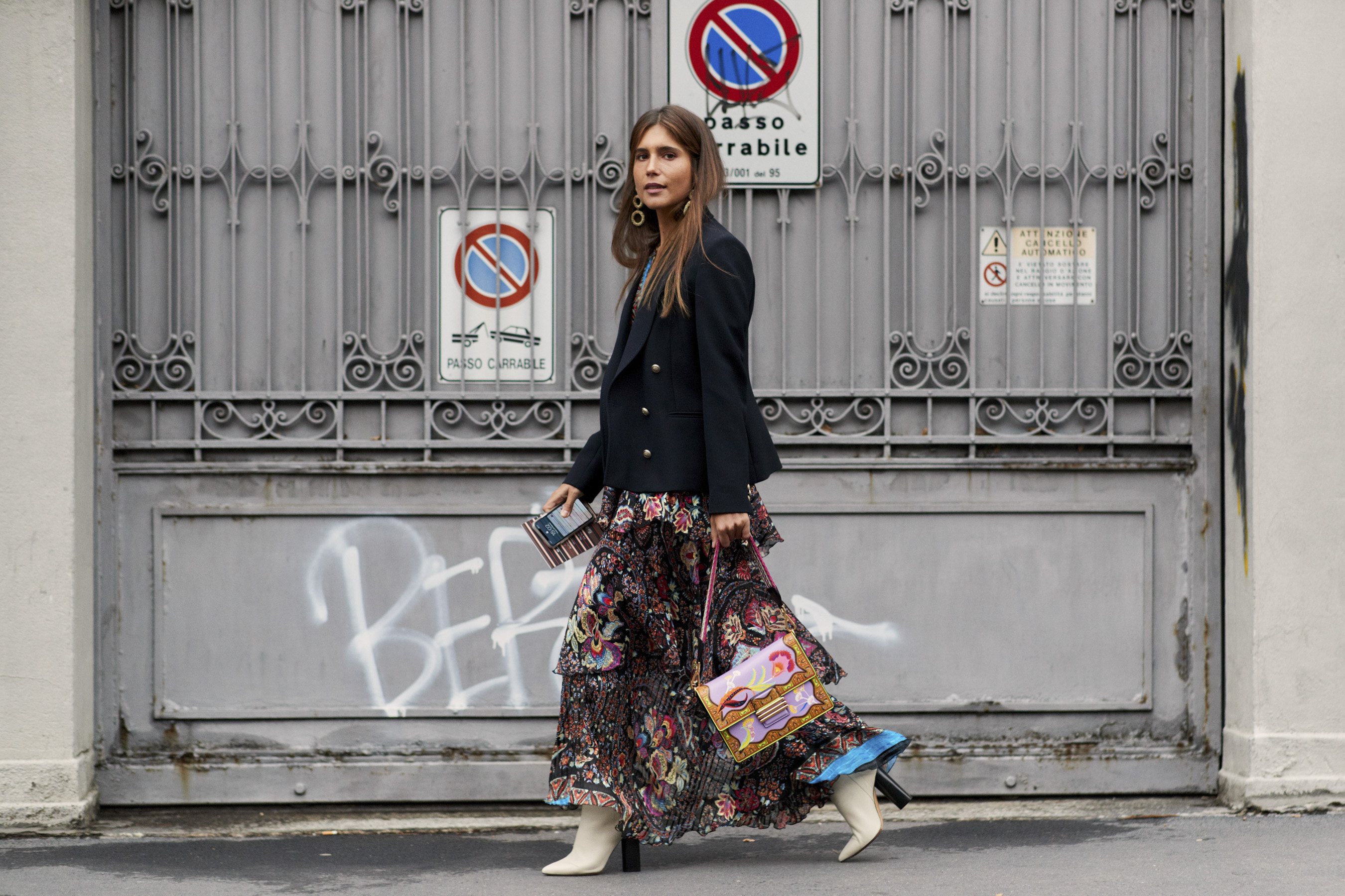 Milan Fashion Week Street Style Fall 2018 Day 3 Cont.