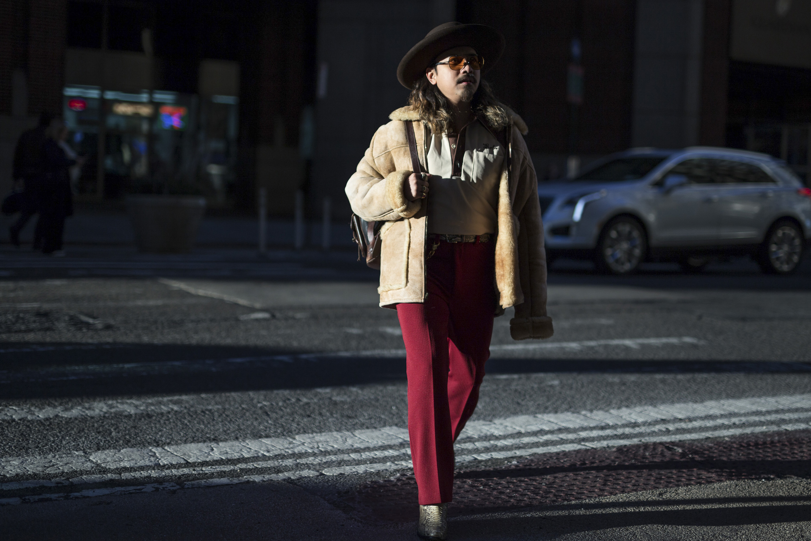 New York Fashion Week Men's Street Style Fall 2018 Day 1