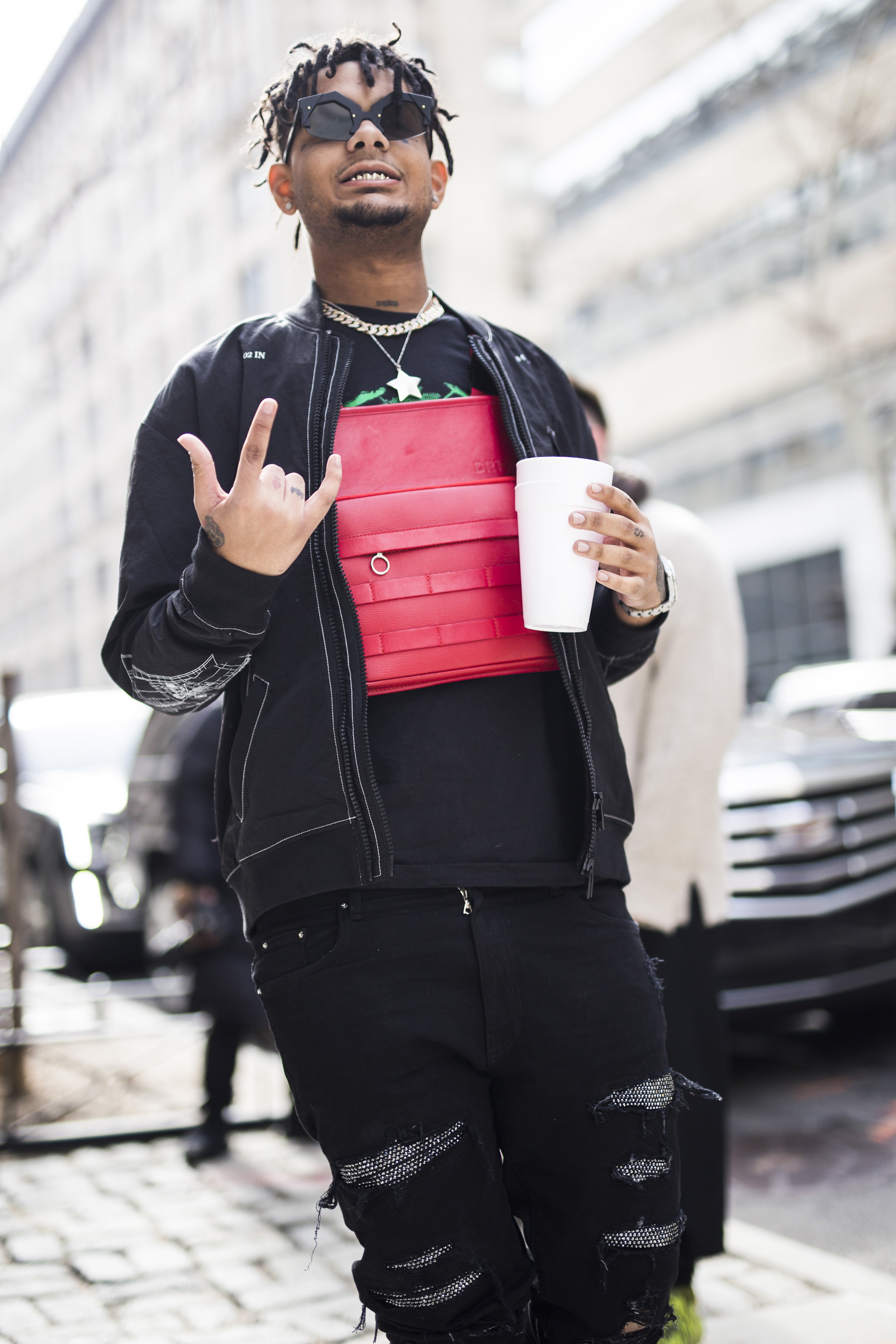 New York Fashion Week Men's Street Style Fall 2018 Day 2