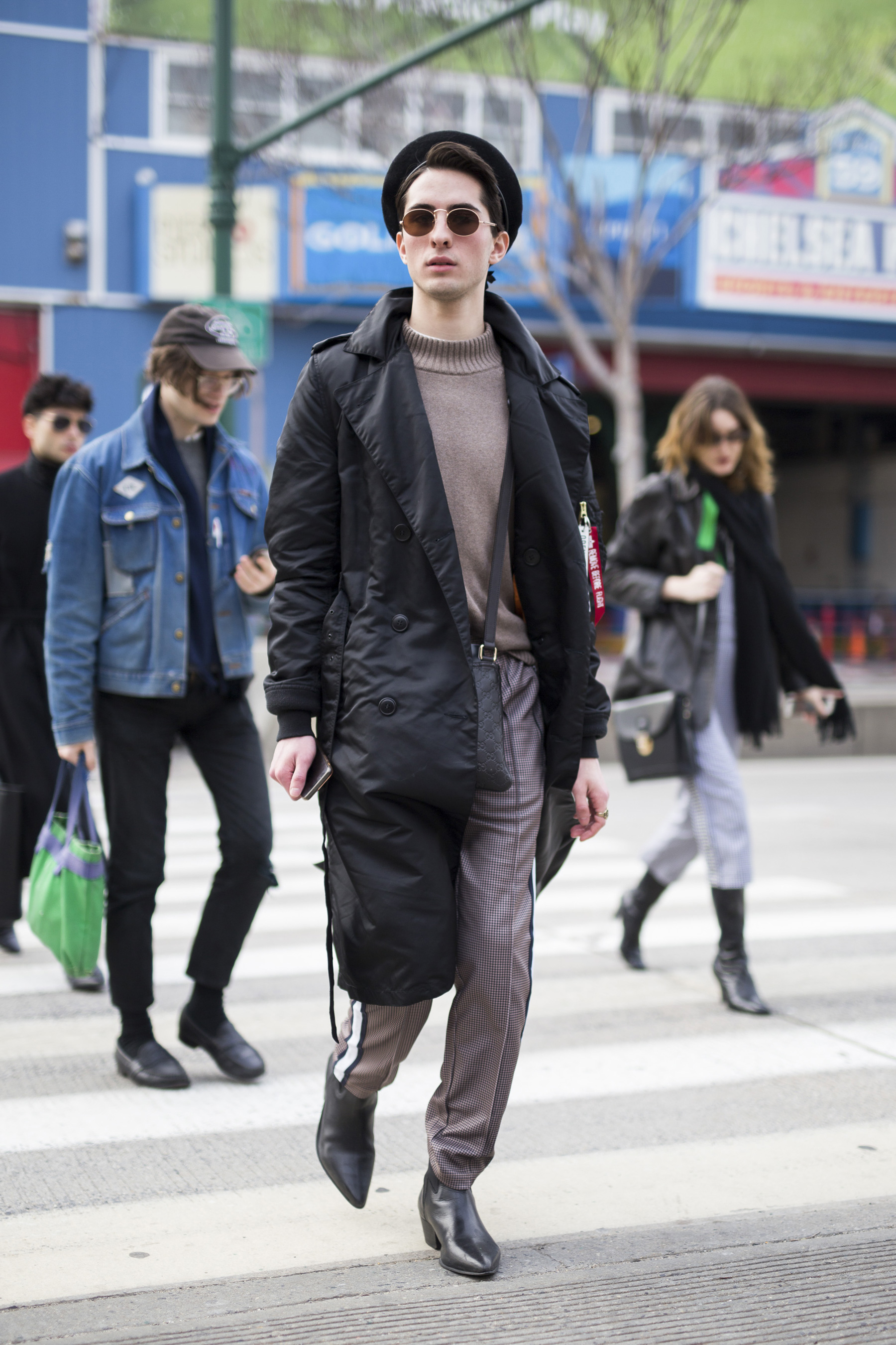 New York Fashion Week Men's Street Style Fall 2018 Day 2