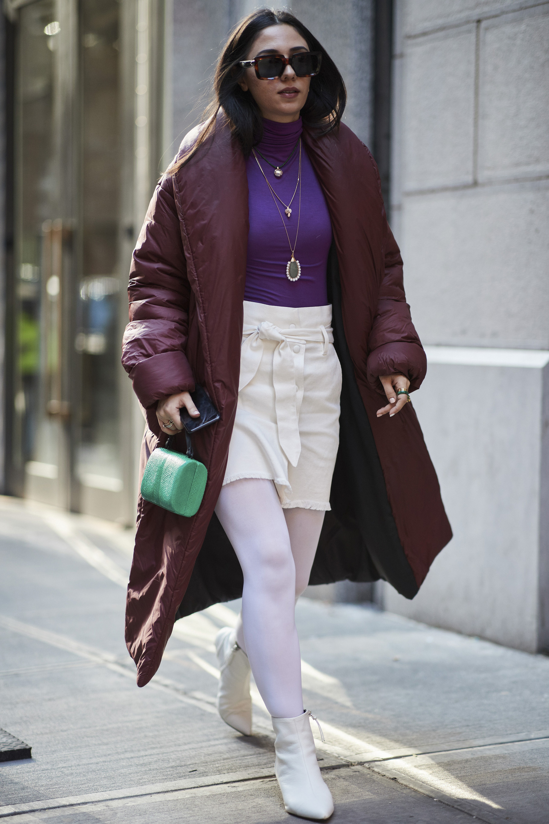 New York Fashion Week Street Style Fall 2018 Day 1 Cont.