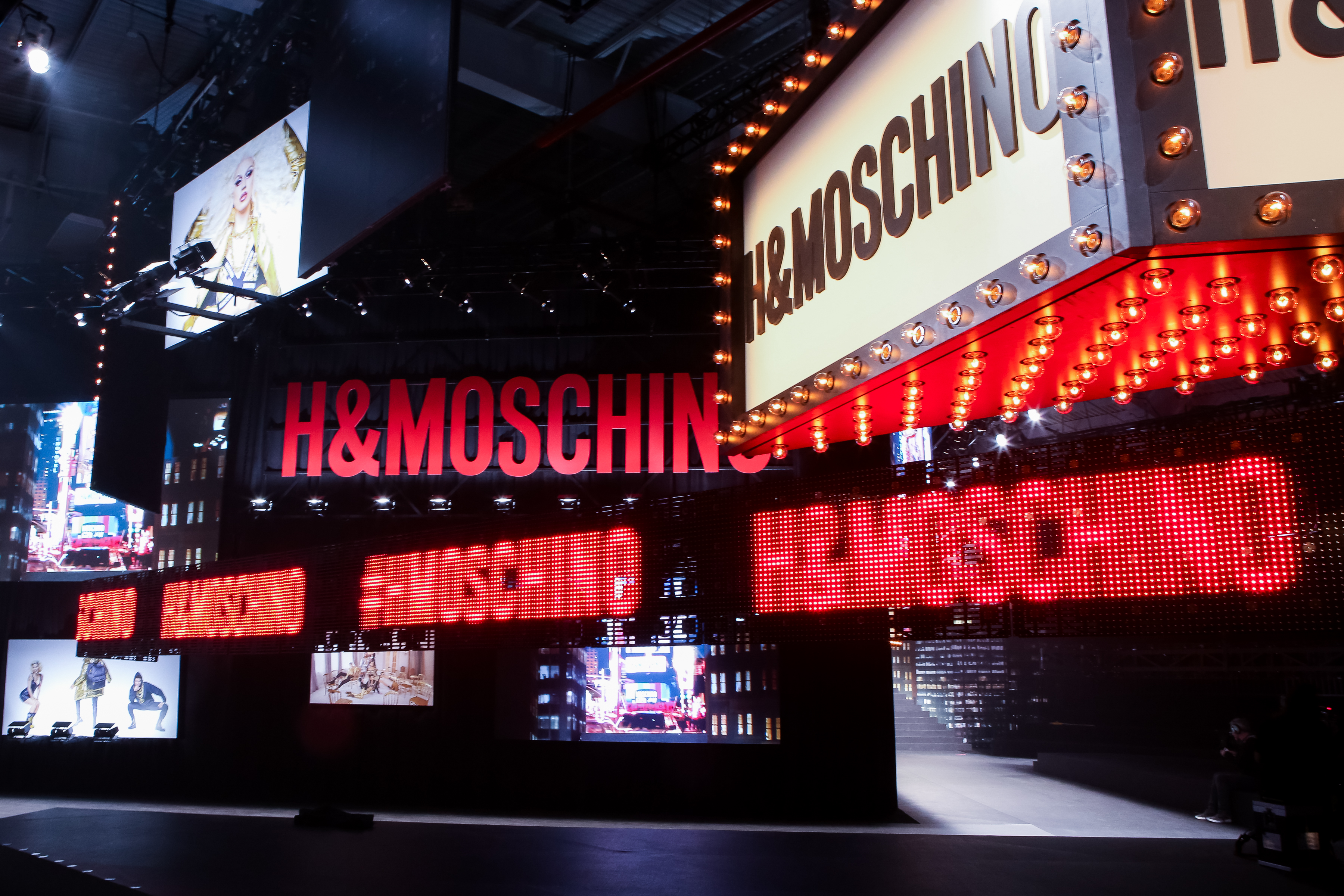 MOSCHINO [tv] H&M Holiday 2018 Fashion Show Atmosphere by Jeremy Scott