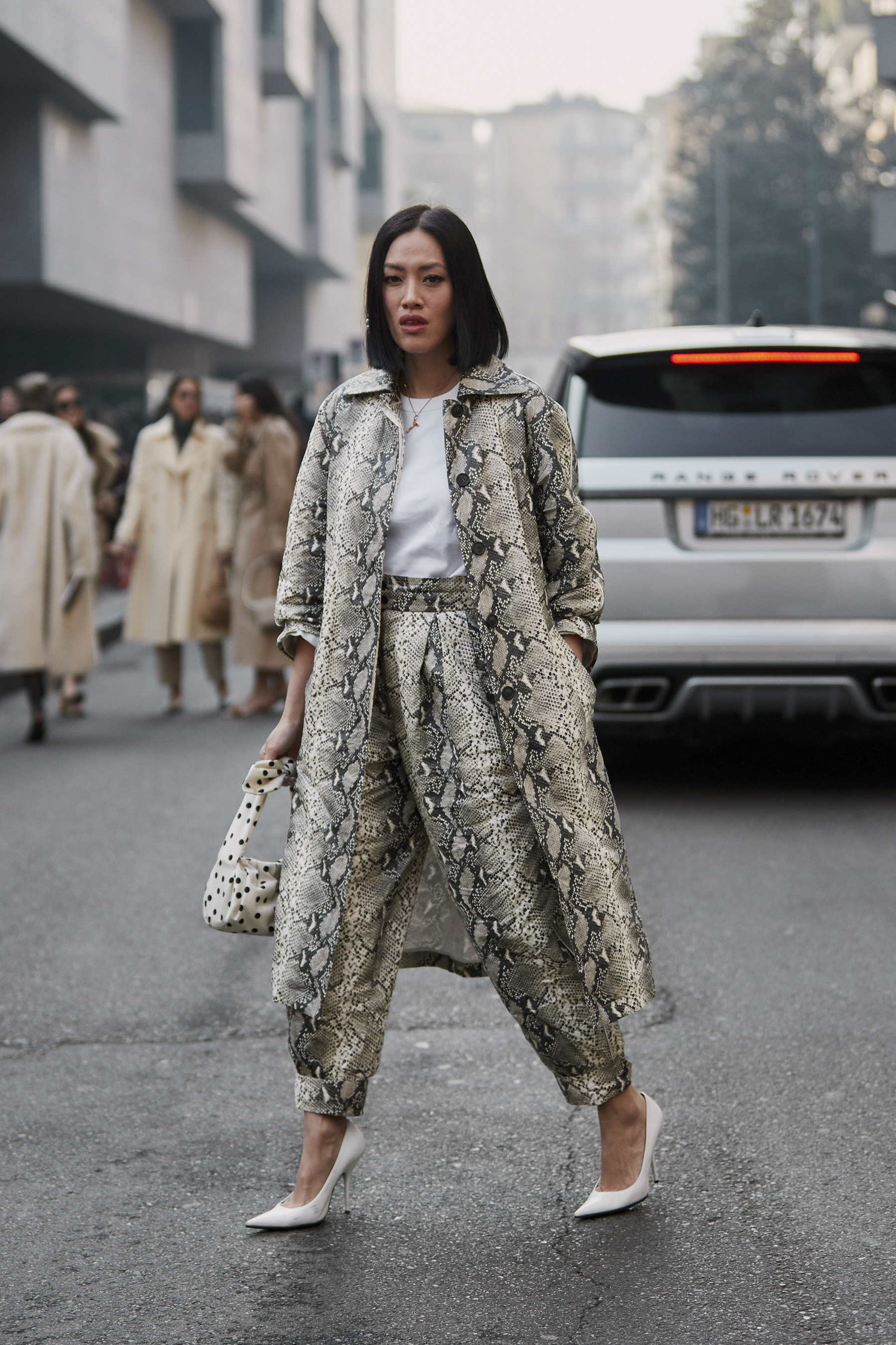 Неделя моды в Милане стрит стайл