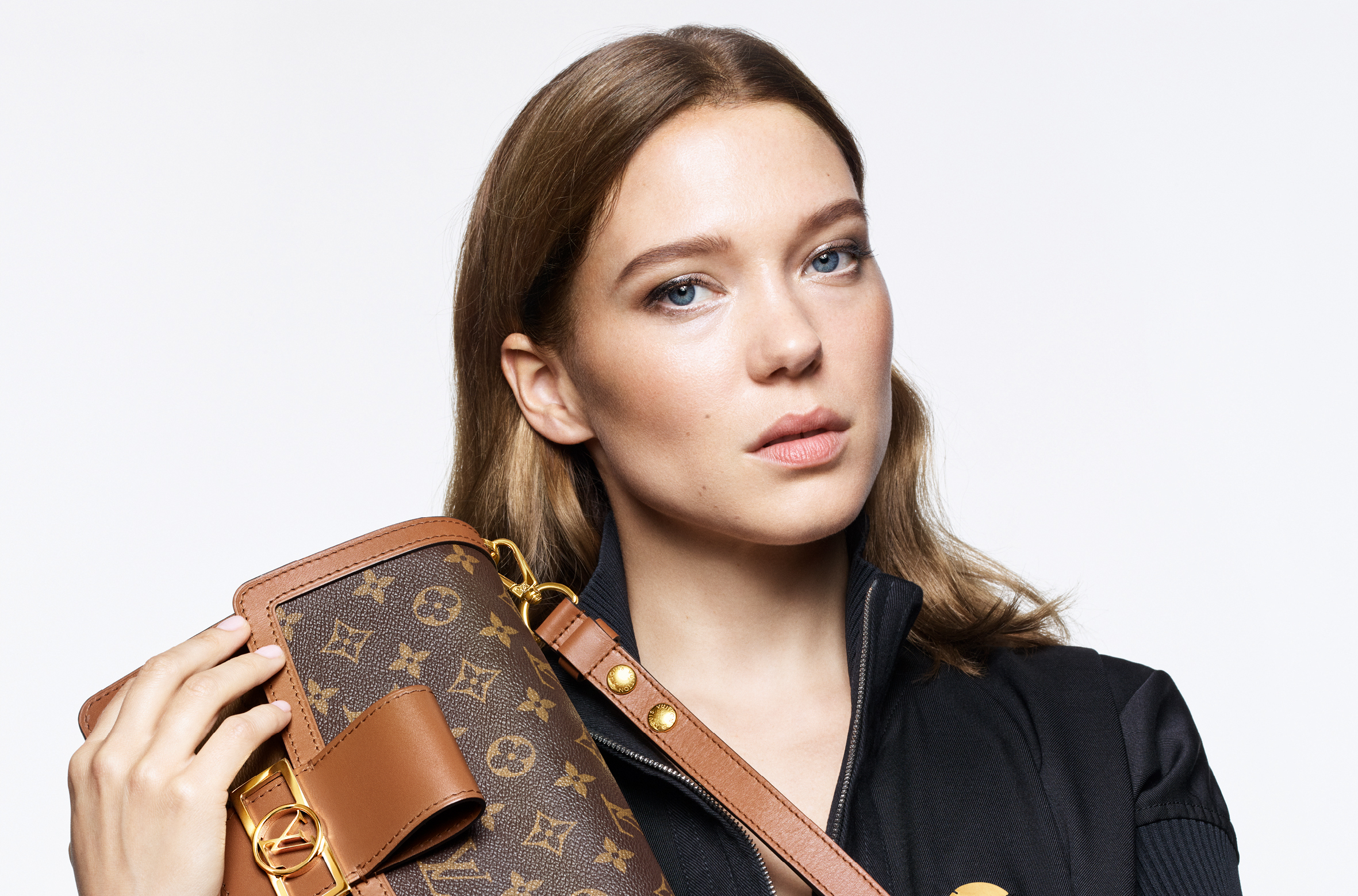 Lea Seydoux - Louis Vuitton Campaign - Leather Celebrities