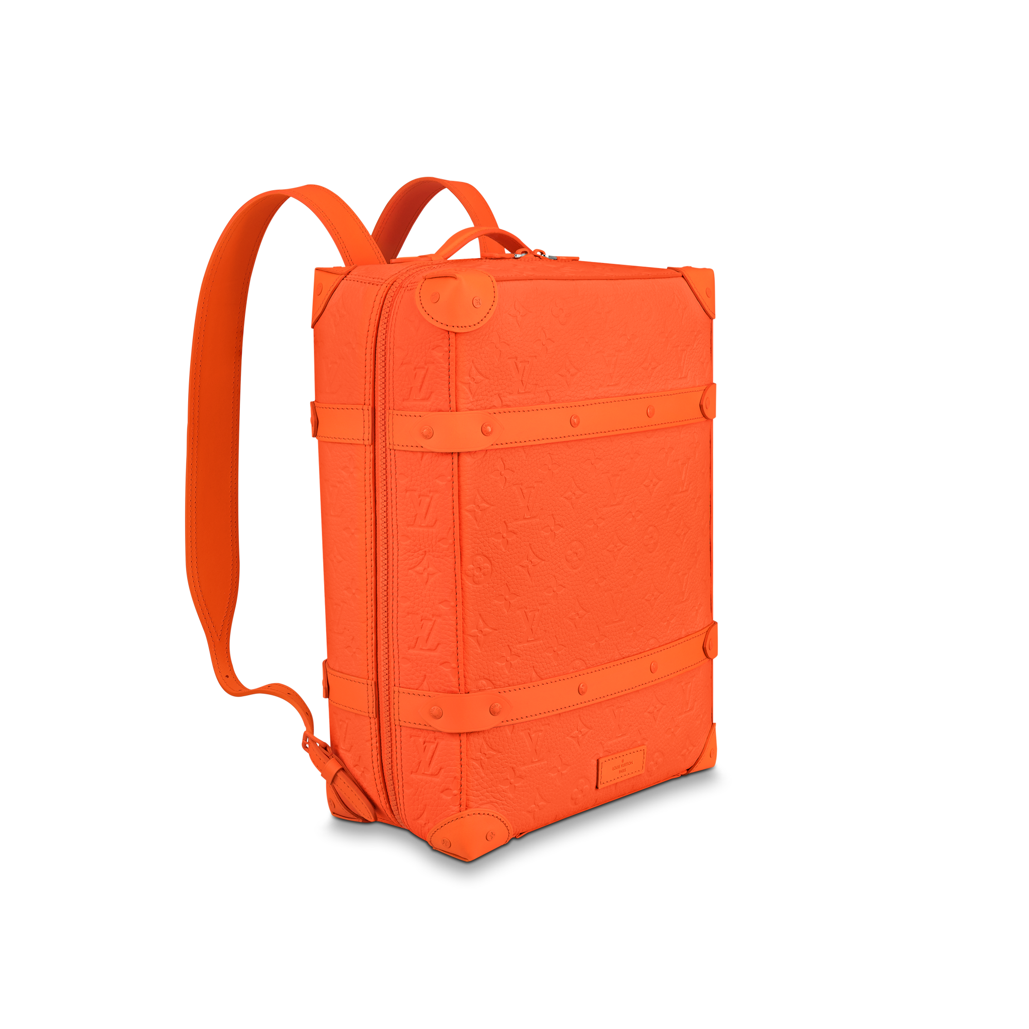 Virgil Abloh Orange Monogram Empreinte Soft Trunk Backpack PM Orange  Hardware, 2019
