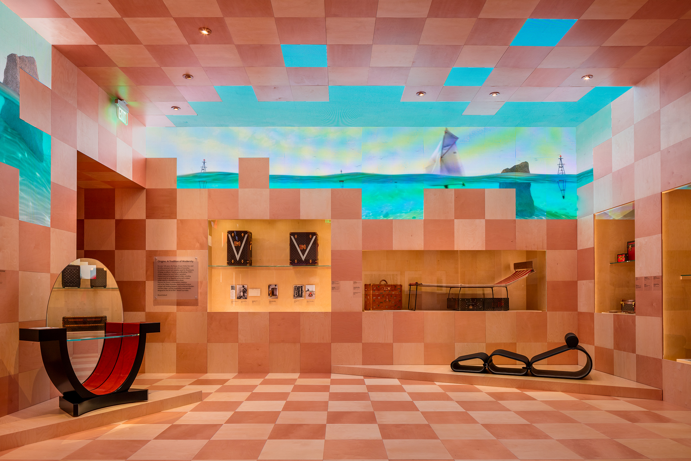 Louis Vuitton's new Showroom in Aventura showcases work by artist