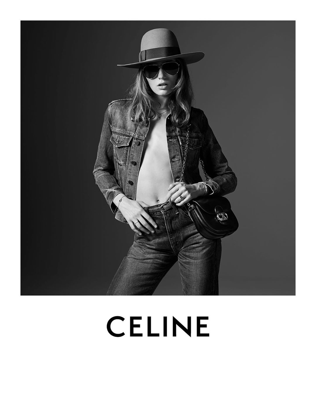 Celine Fall 2019 Denim Campaign by Hedi Slimane | The Impression