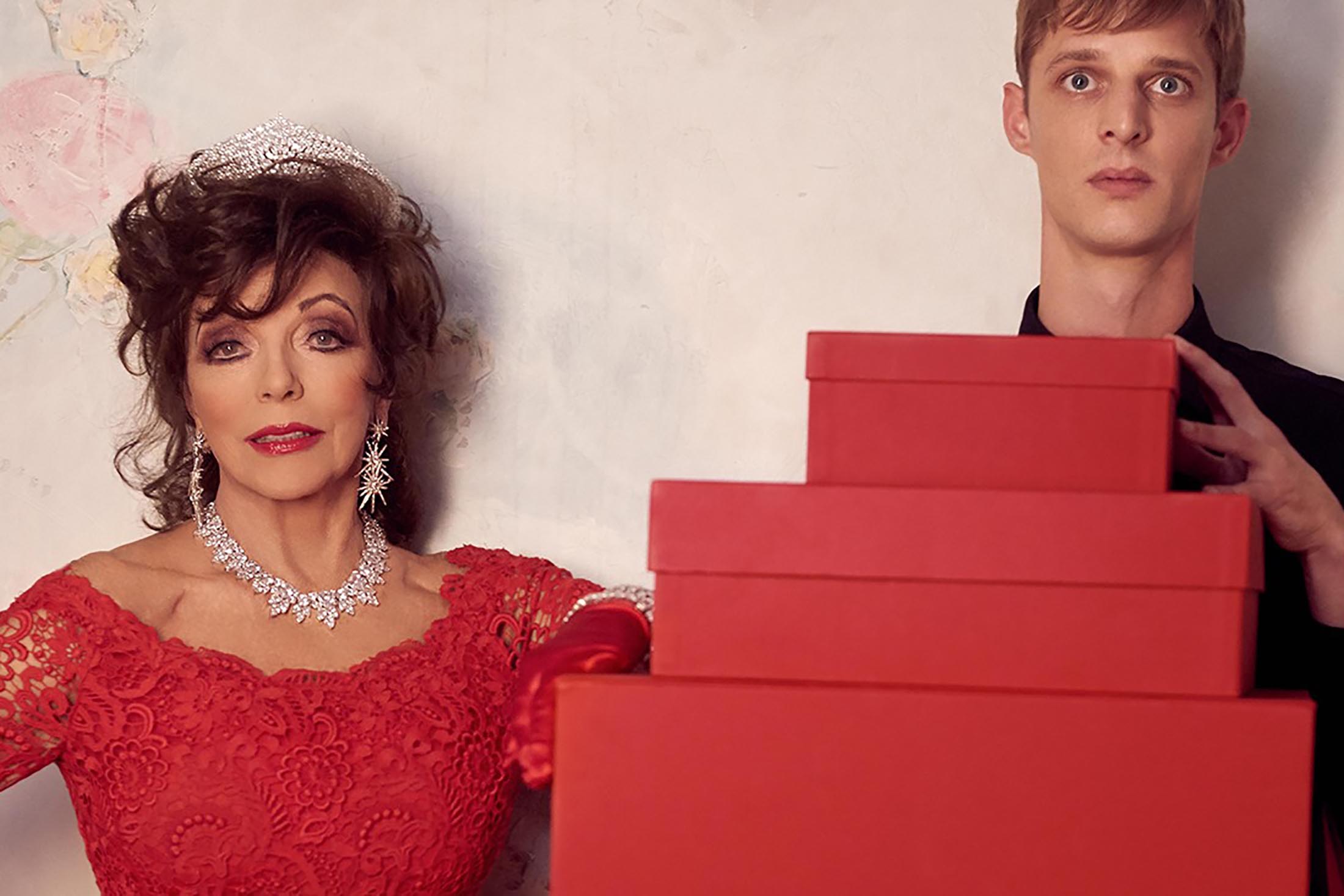 Valentino 'Joan for The Holidays' 2019 Ad Campaign with Joan Collins