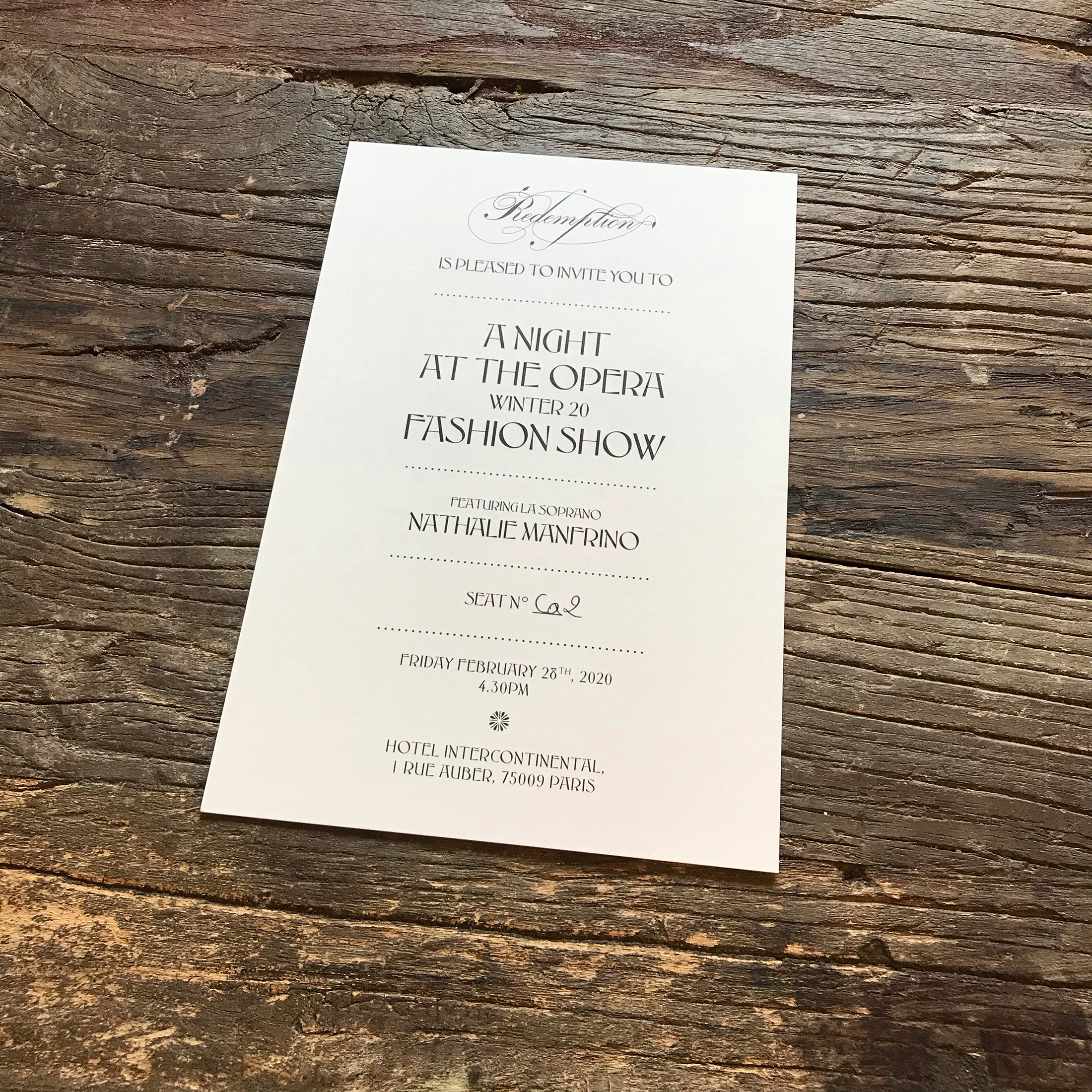 The Best Women's Fall 2020 Fashion Show Invitations  Fashion show  invitation, Fashion invitation, Invitations