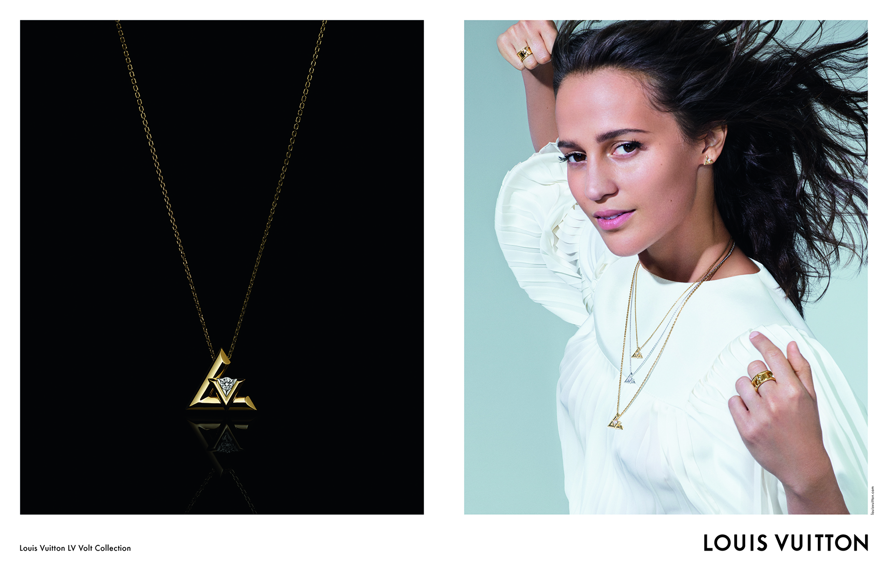 2011 Louis Vuitton High Jewellery Collection vintage print Ad