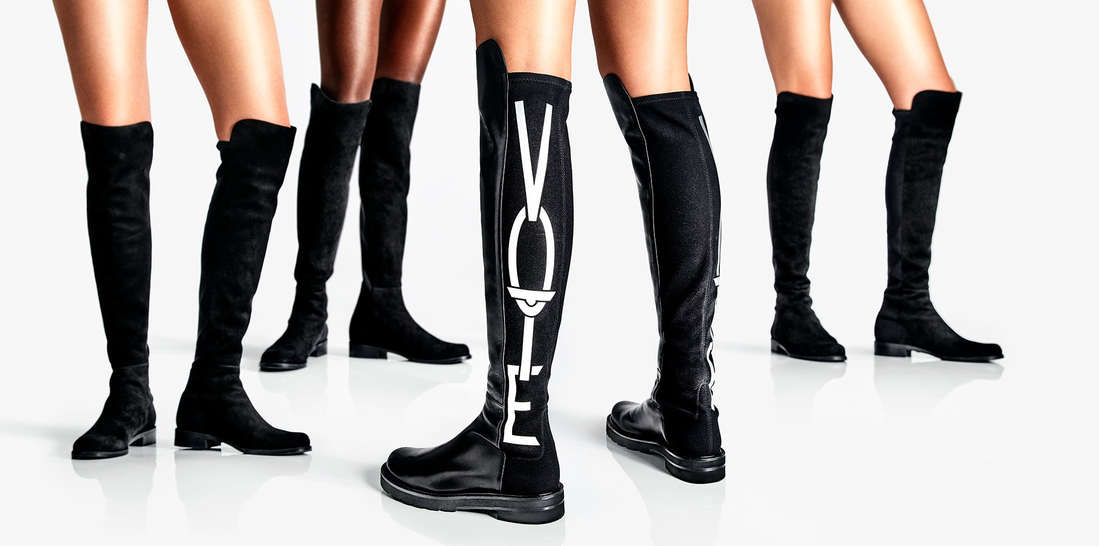 Stuart Weitzman Debuts Limited Edition 5050 Vote Boot The Impression