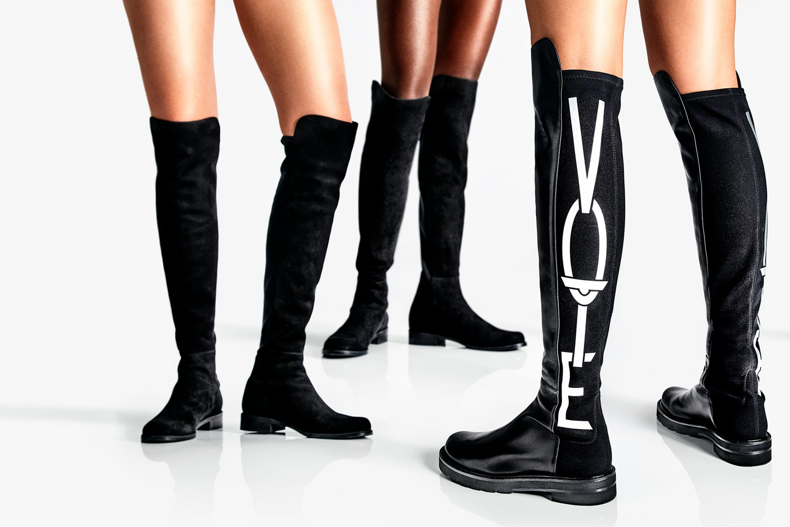 Stuart Weitzman Debuts Limited-Edition 5050 Vote Boot | The Impression