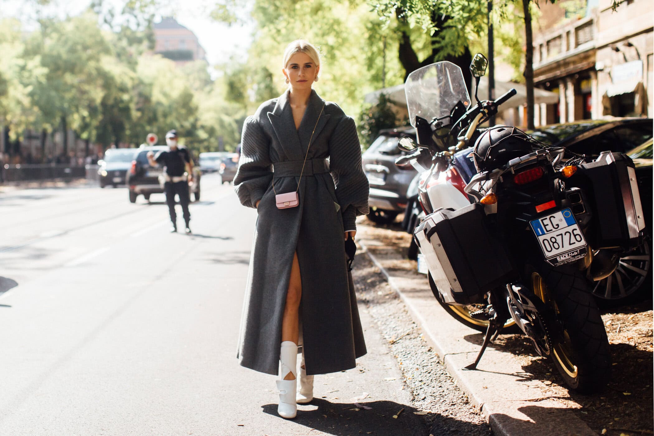 Milan Street Style Spring 2021 Day 1 
