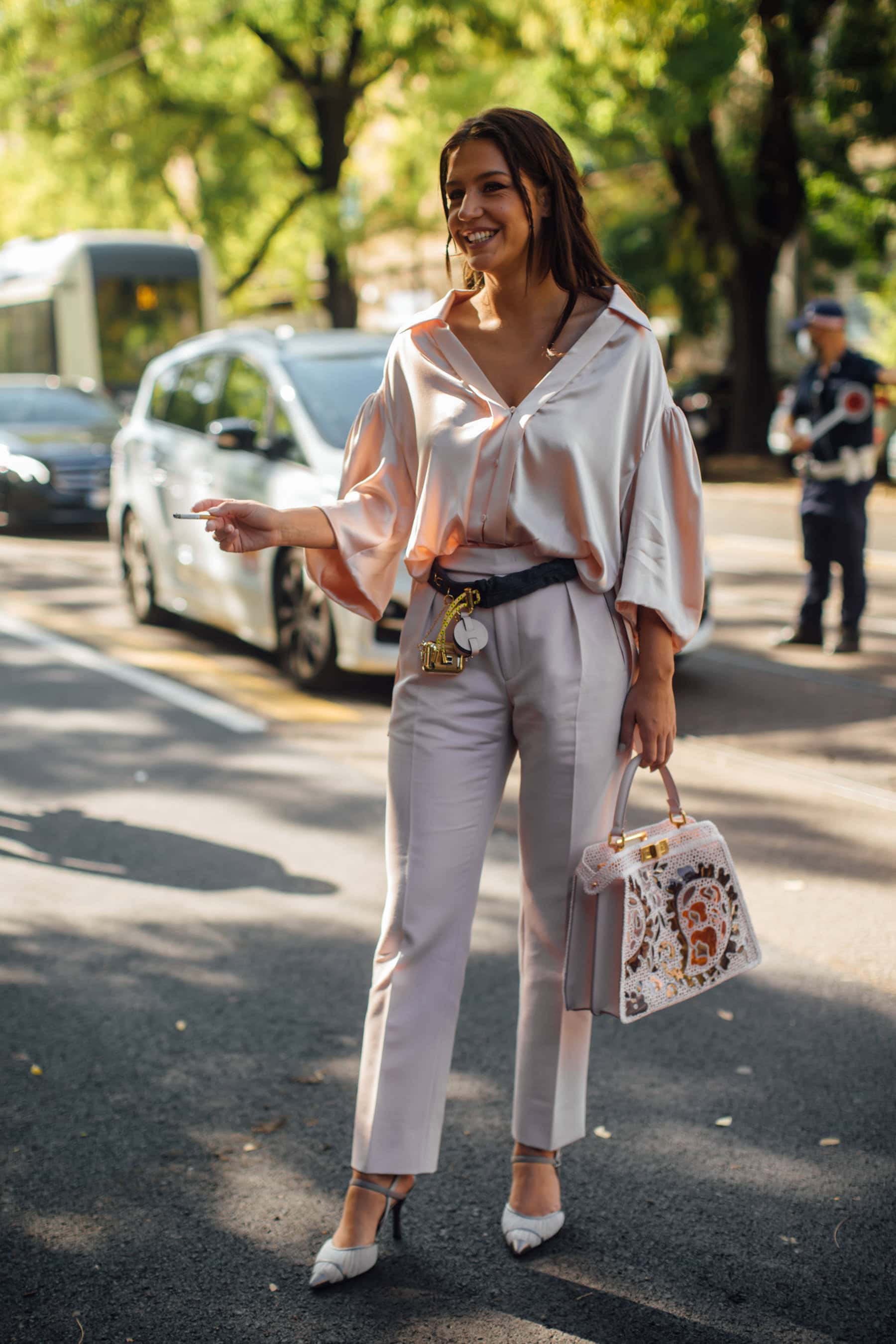 Milan Street Style Spring 2021 Day 1 