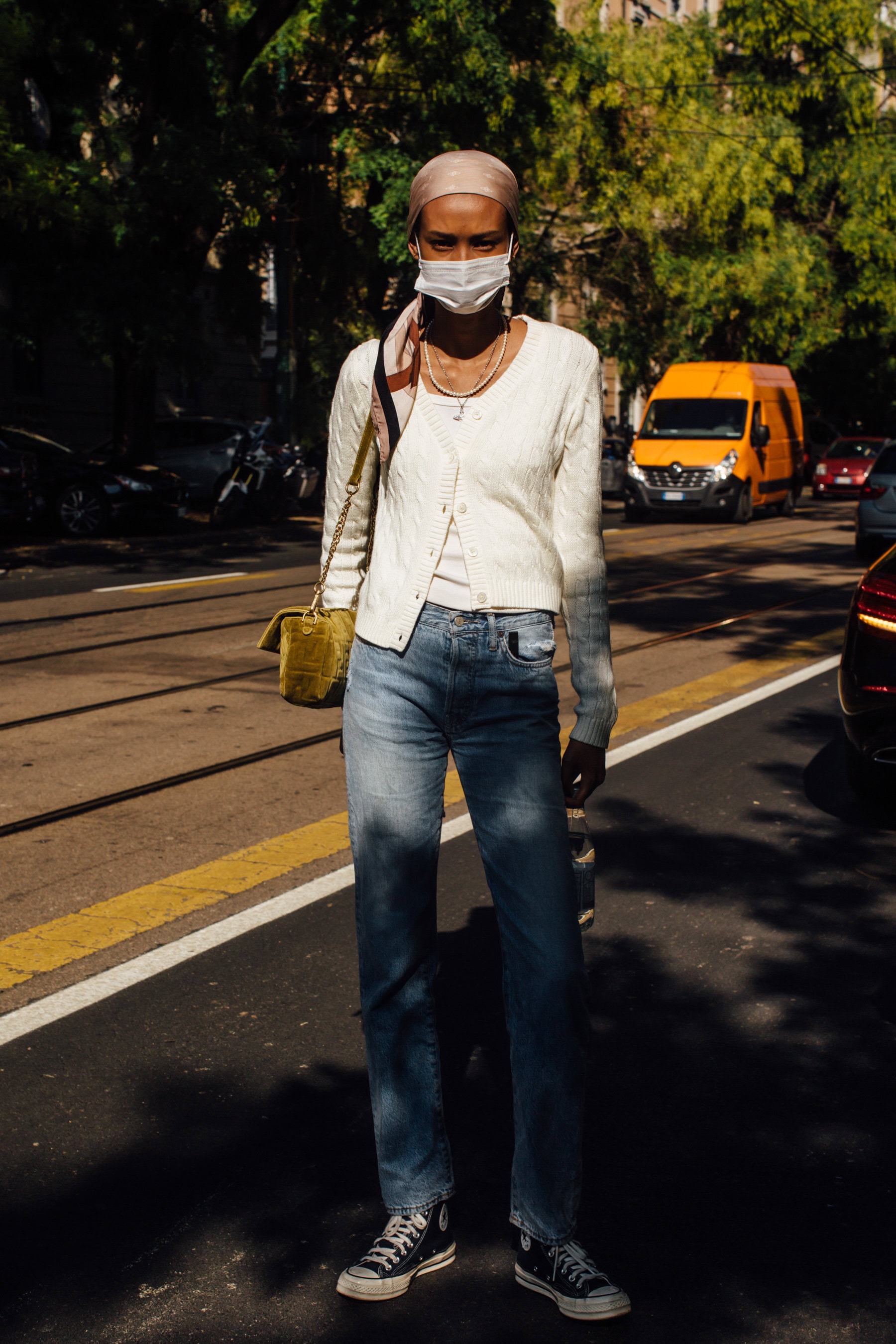 Milan Street Style Spring 2021 Day 1 
