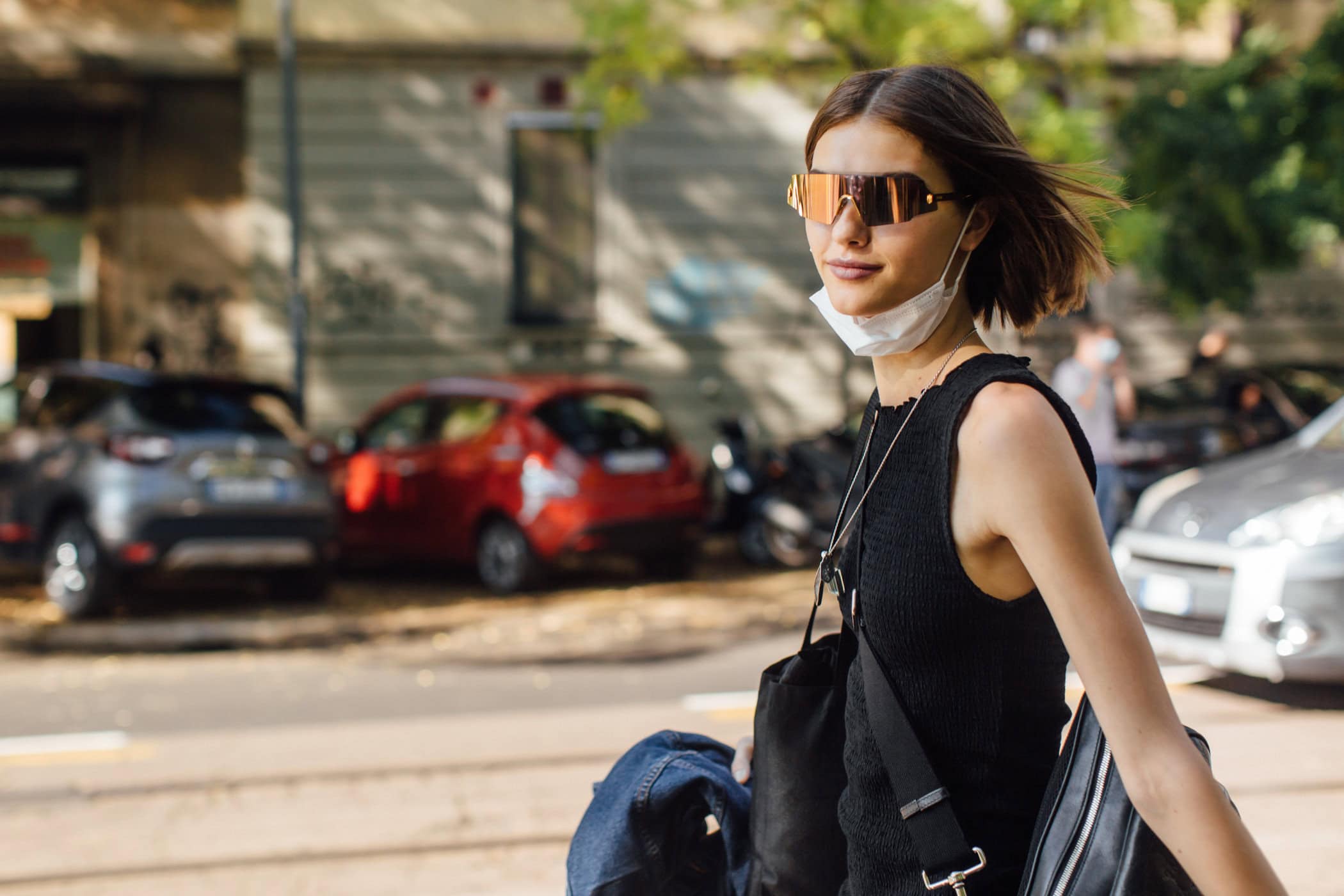 Milan Street Style Spring 2021 Day 1 