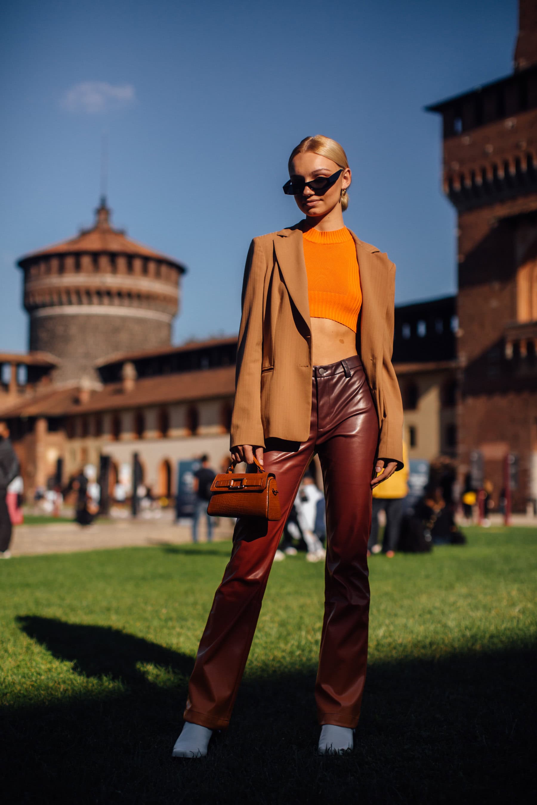 Milan Street Style Spring 2021 Day 1 