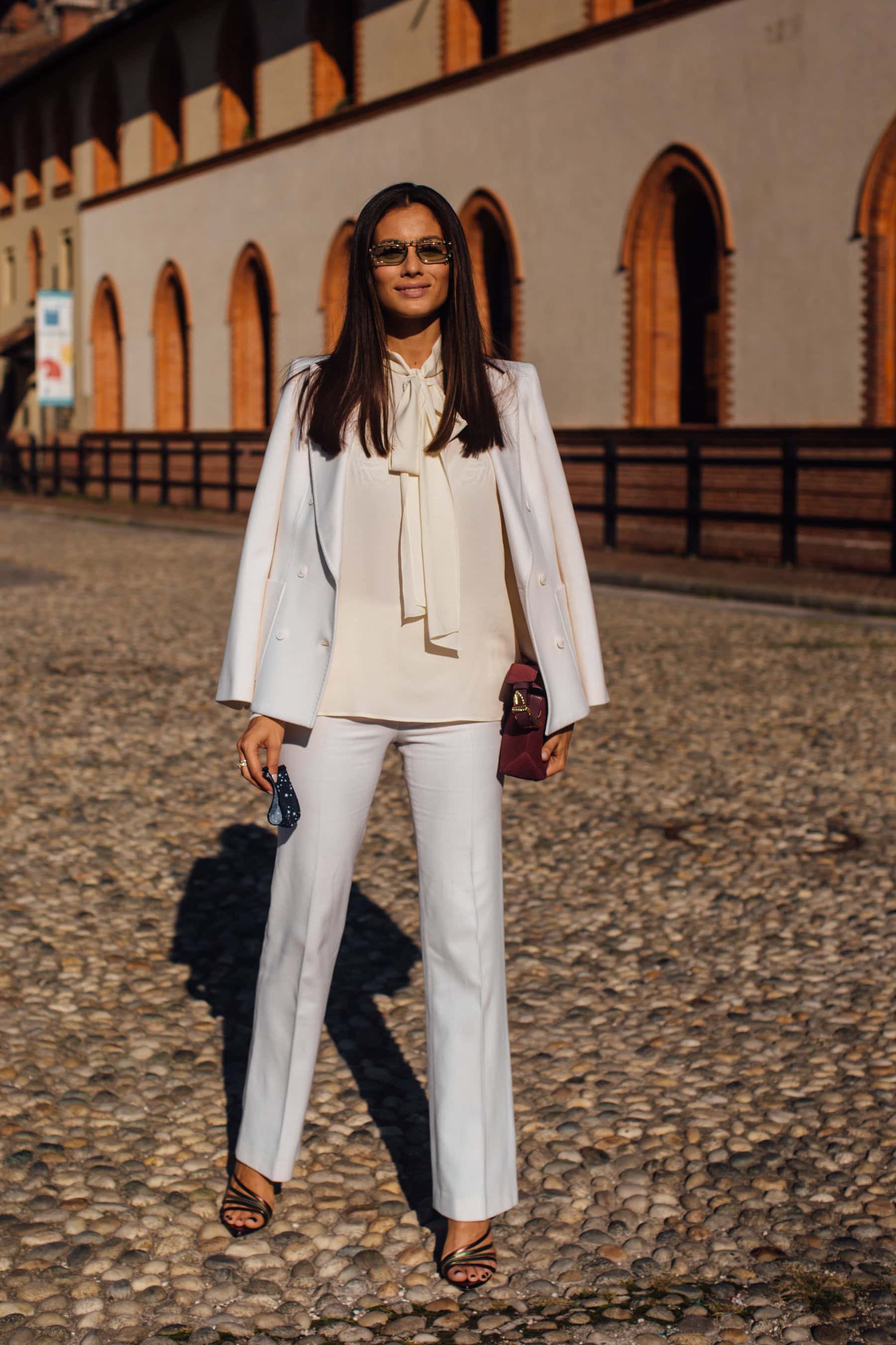 Milan Street Style Spring 2021 Day 1 