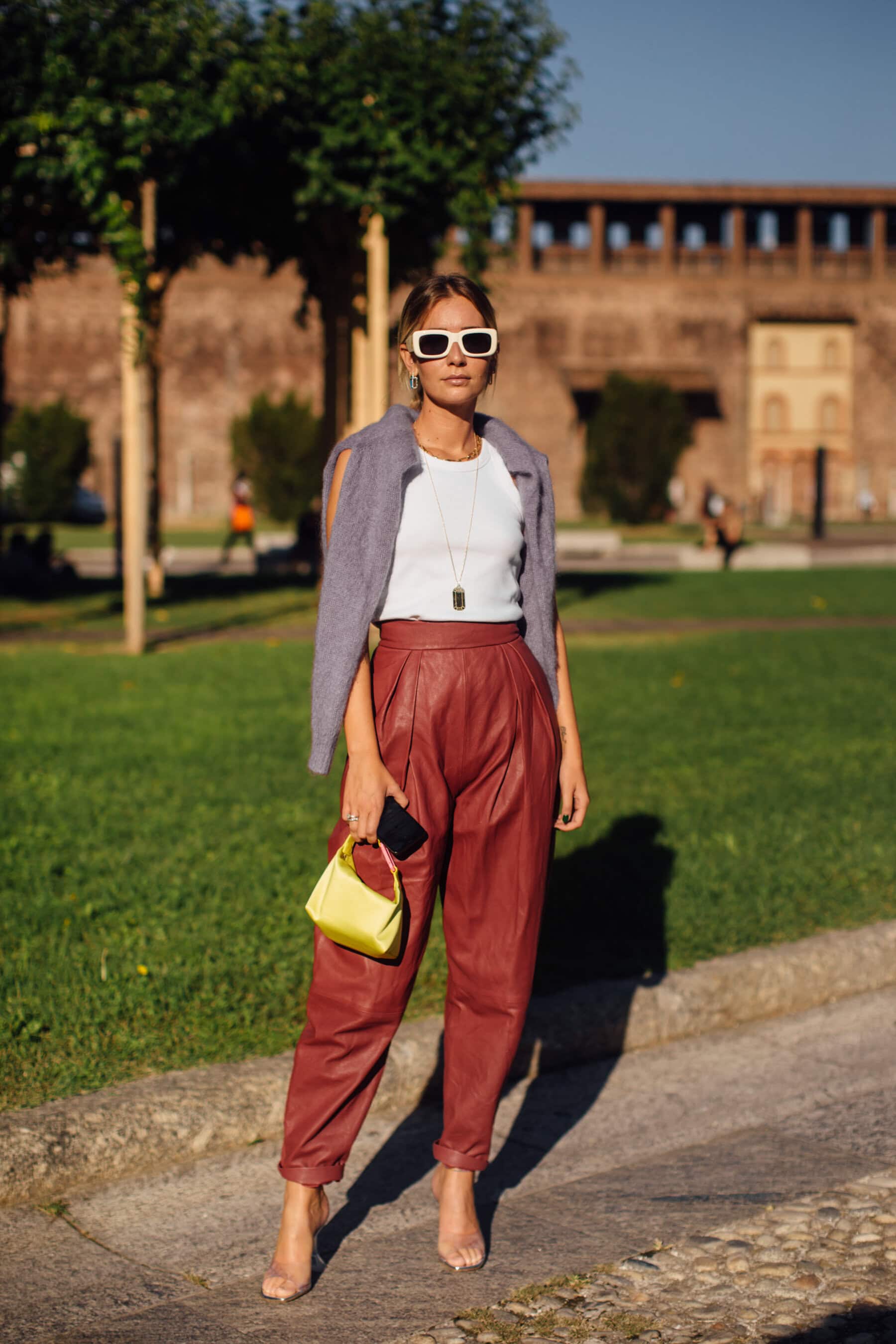 Milan Street Style Spring 2021 Day 1 