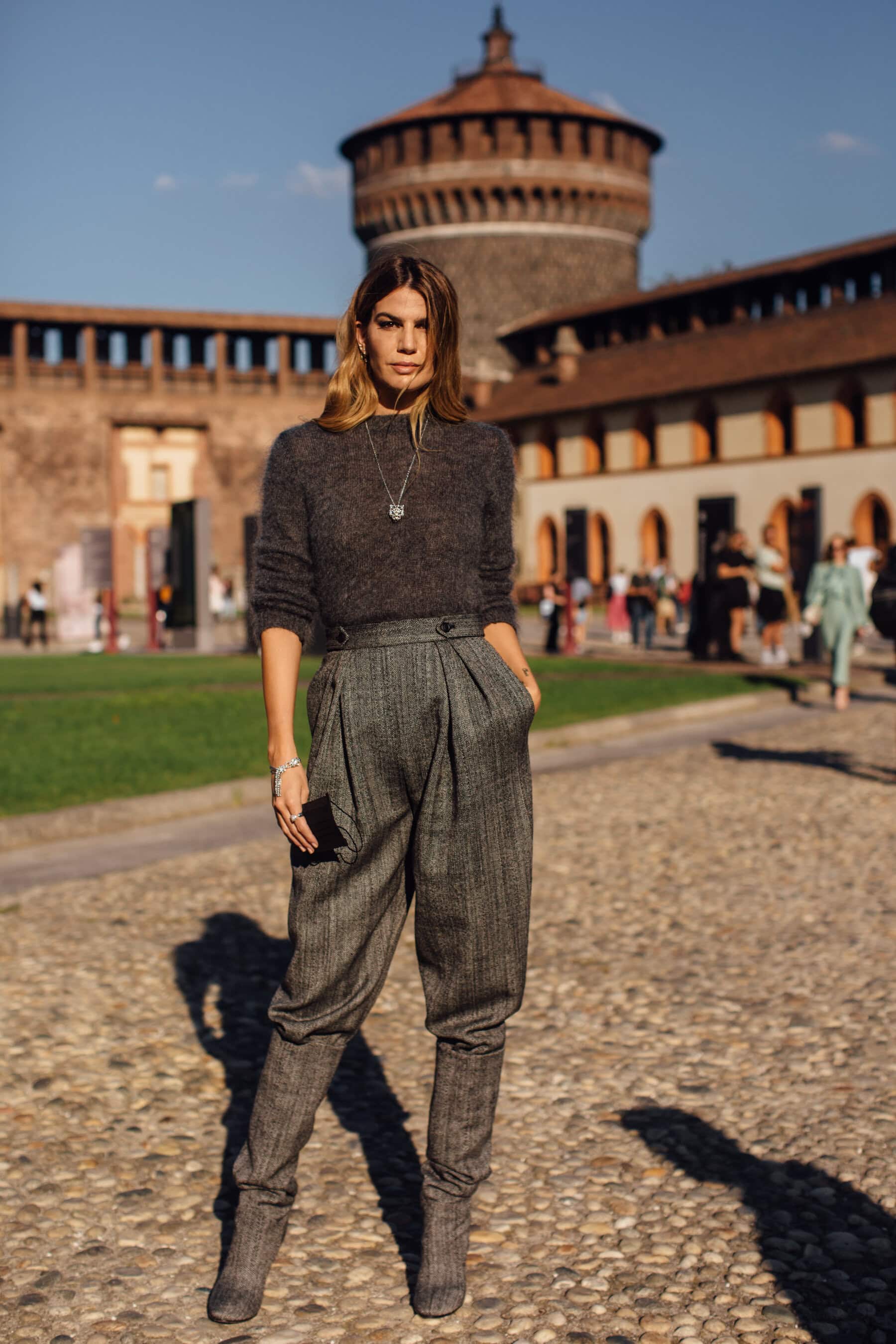 Milan Street Style Spring 2021 Day 1 
