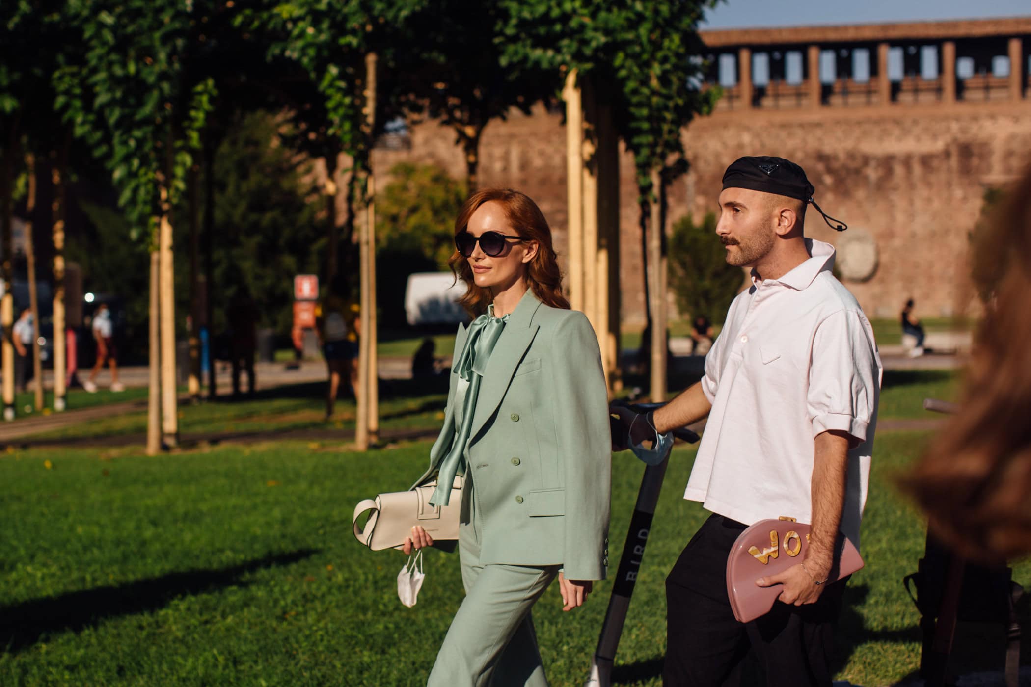 Milan Street Style Spring 2021 Day 1 