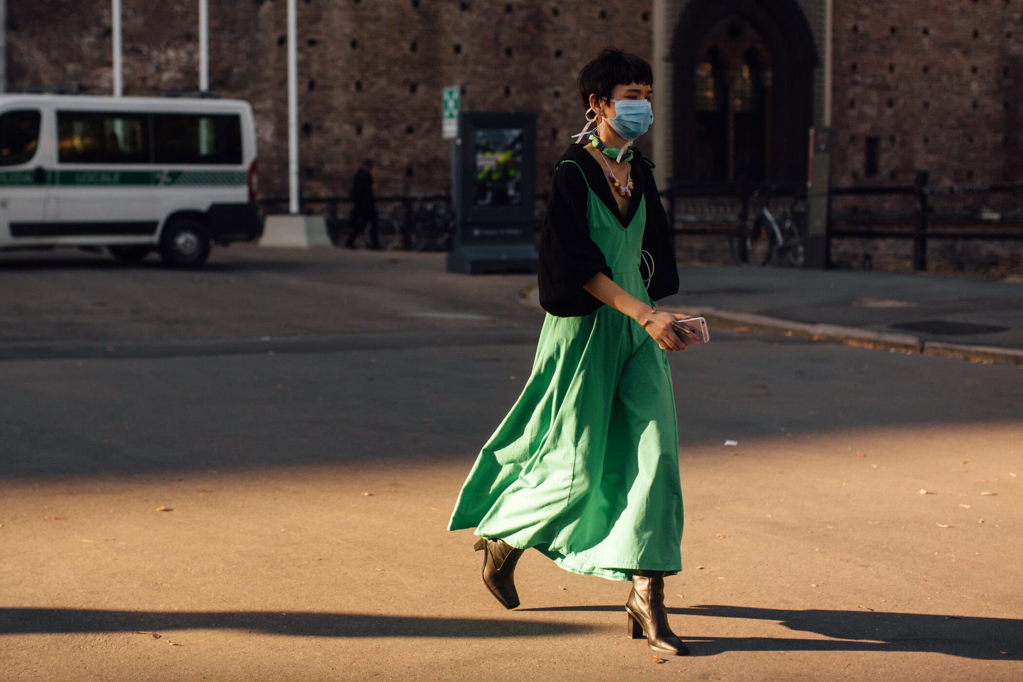 Milan Street Style Spring 2021 Day 1 