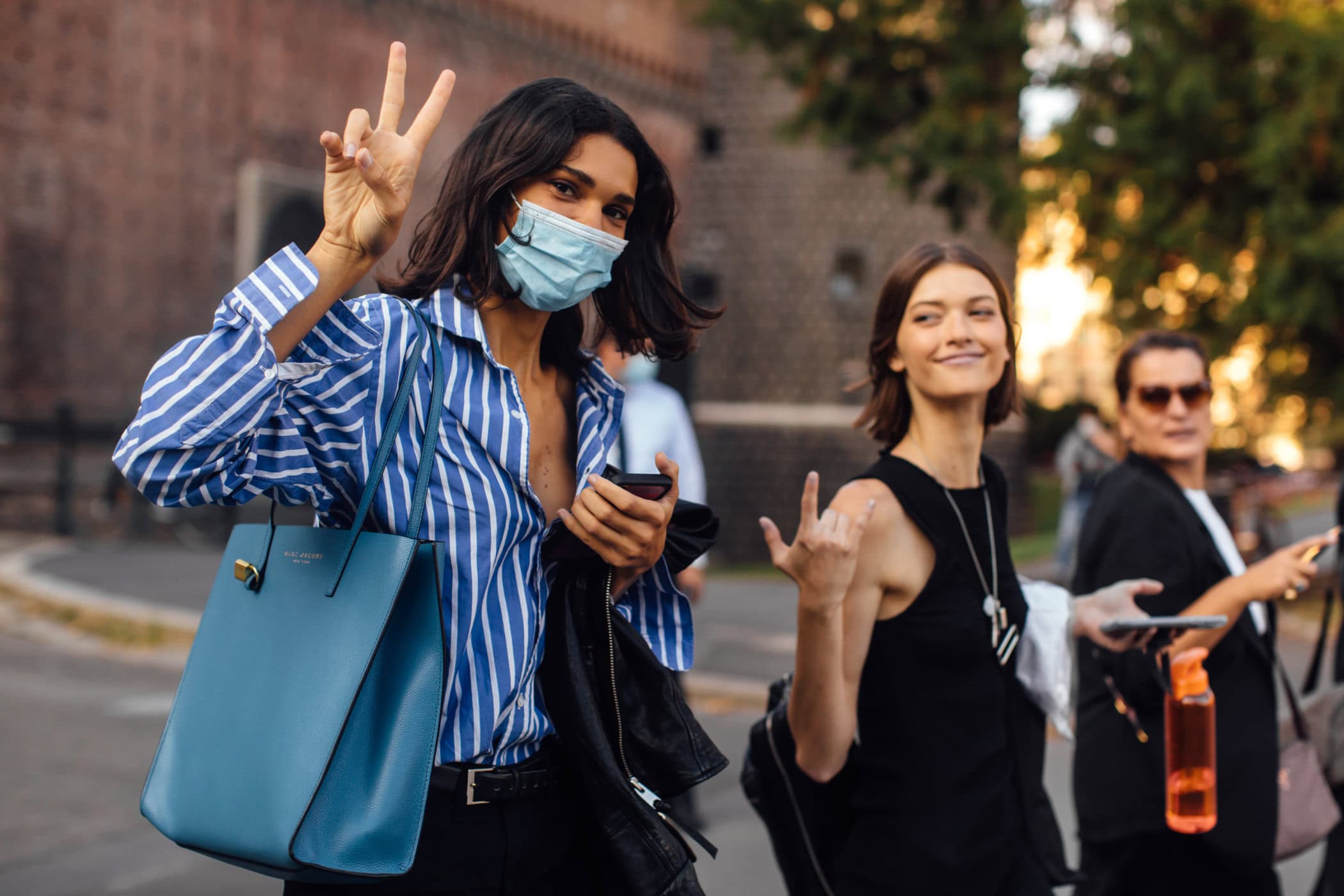 Milan Street Style Spring 2021 Day 1 