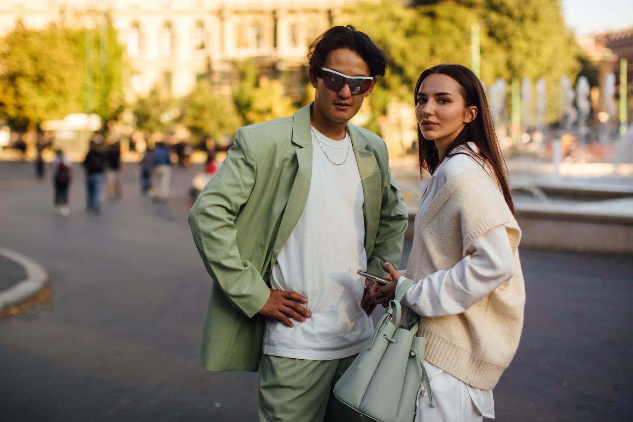Milan Street Style Spring 2021 Day 1 